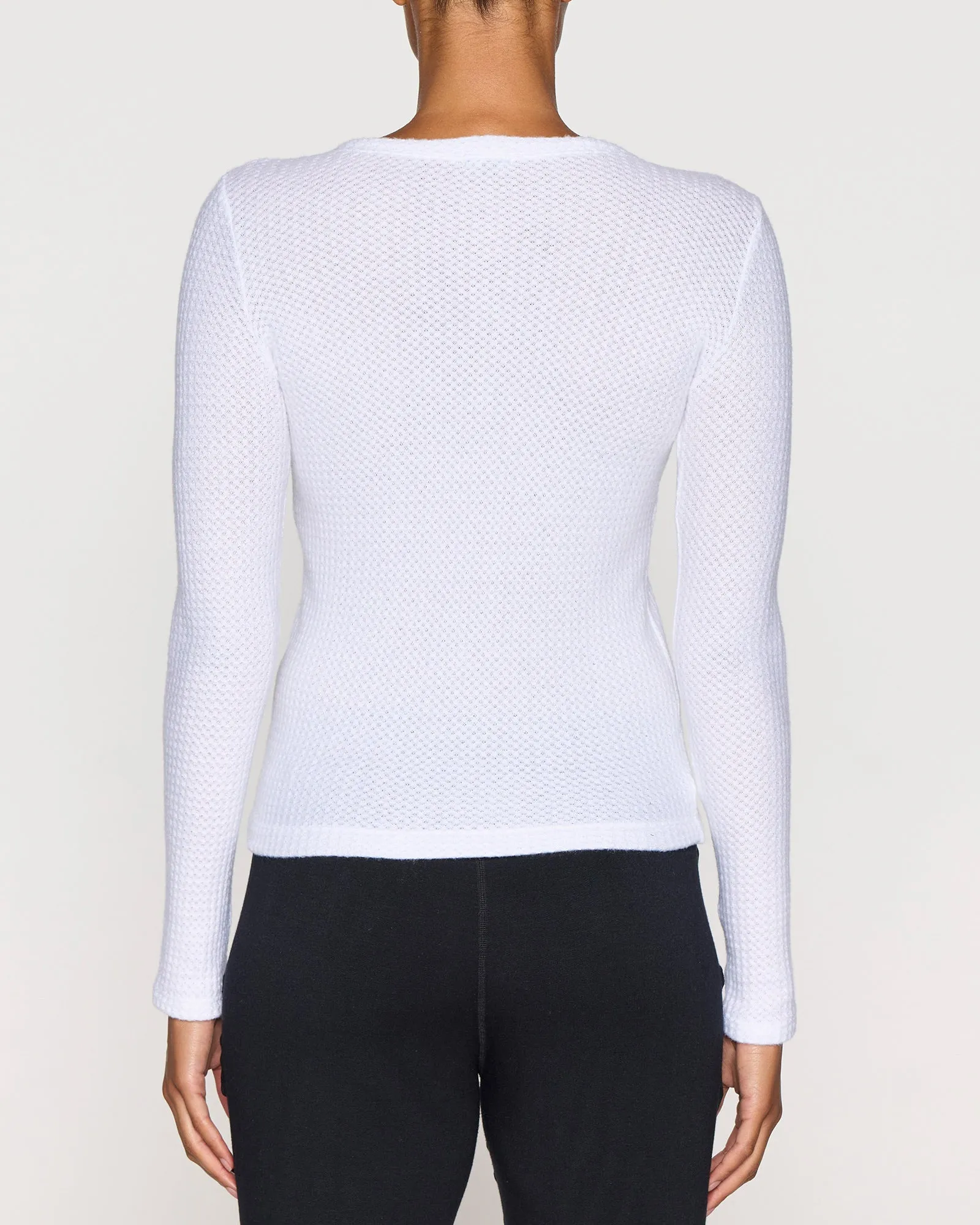 The Women's Waffle Henley App Exclusive sold by Bleusalt product image thumbnail 4