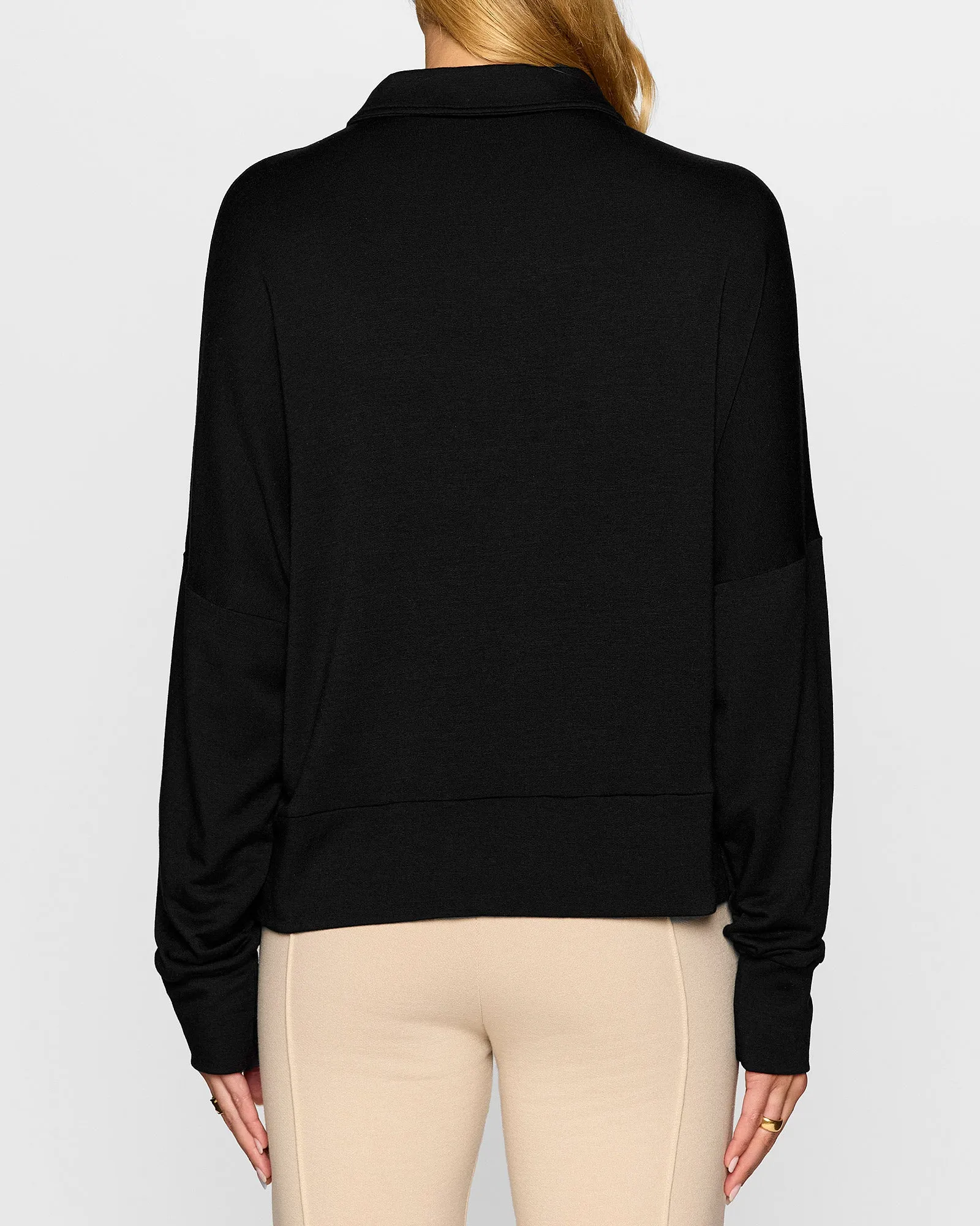 The Oversized Long Sleeve Polo sold by Bleusalt product image thumbnail 5