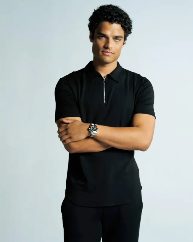 The Men's Zip Polo - Last Call made by VIP