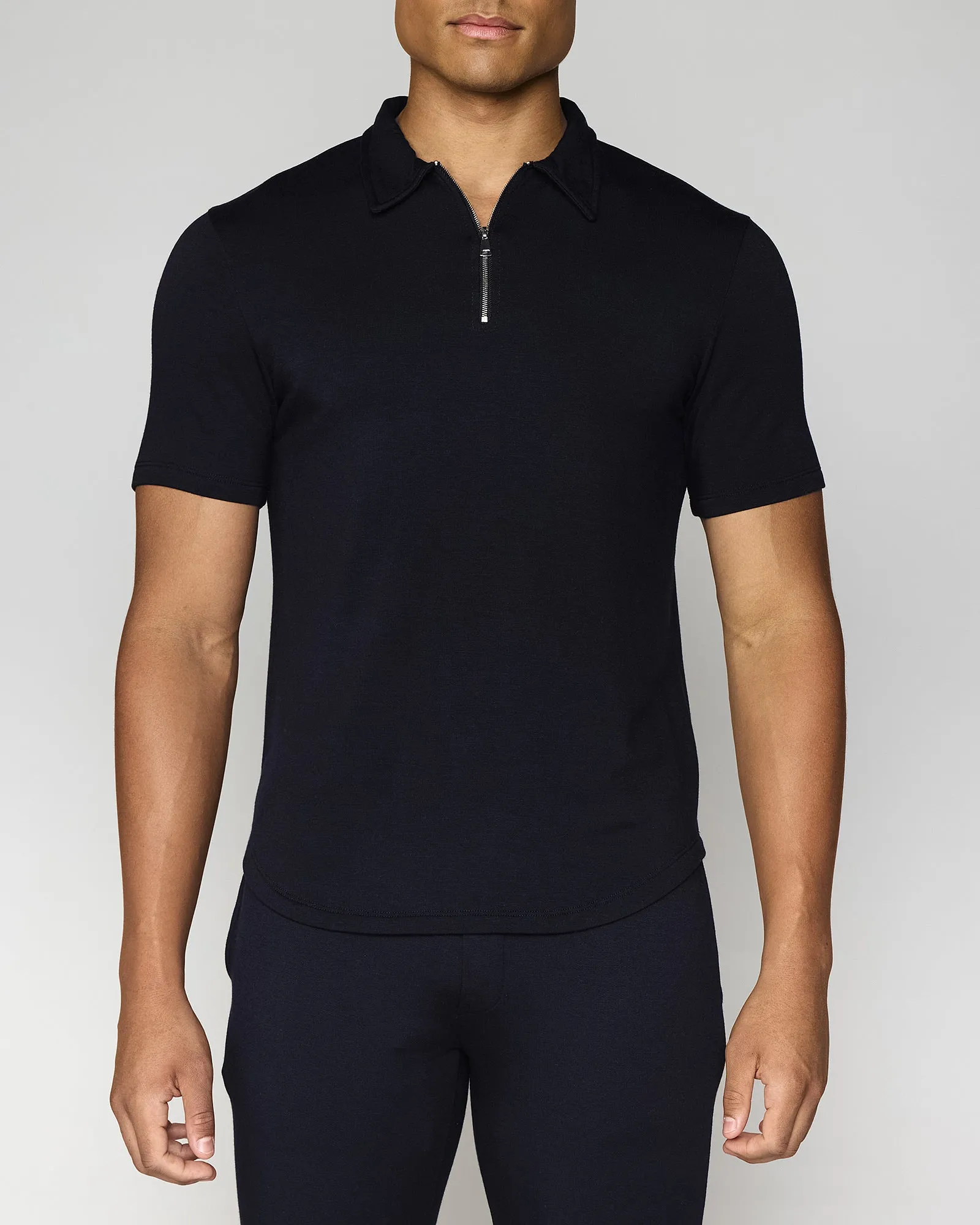 The Men's Zip Polo sold by Bleusalt