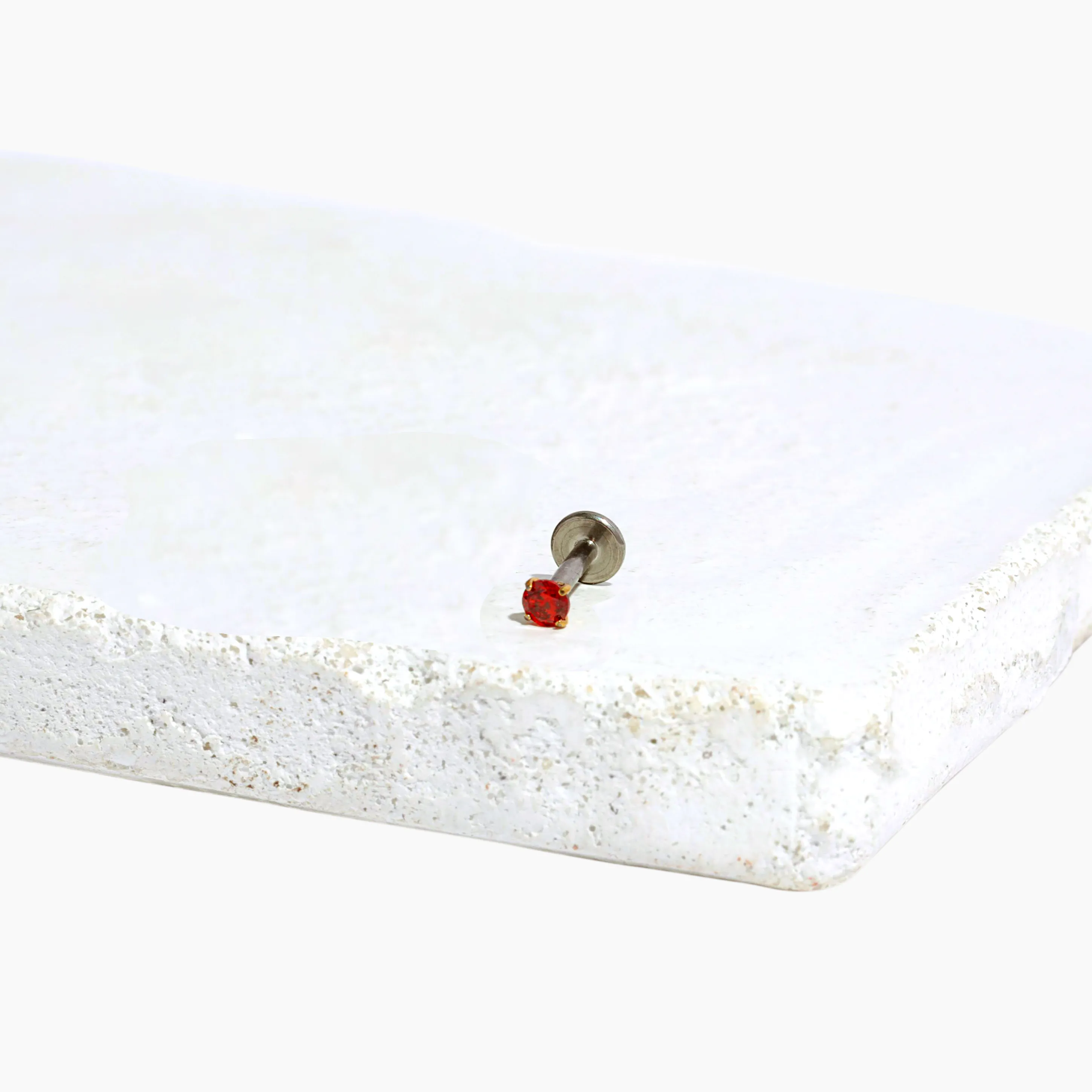 Single Turquoise Flat Back Stud Earring sold by Tini Lux