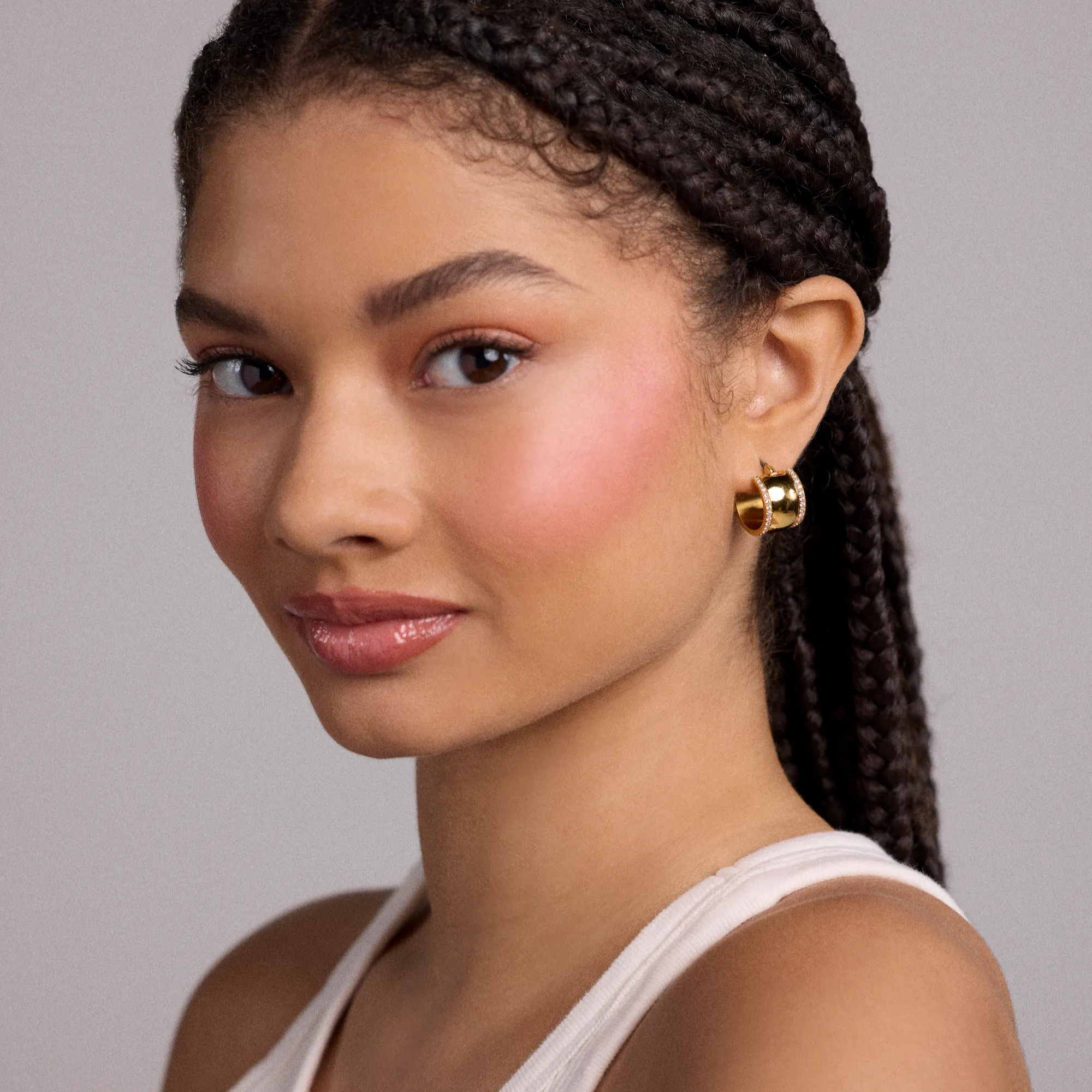 Gwen Hoop Earrings sold by Tini Lux product image thumbnail 3