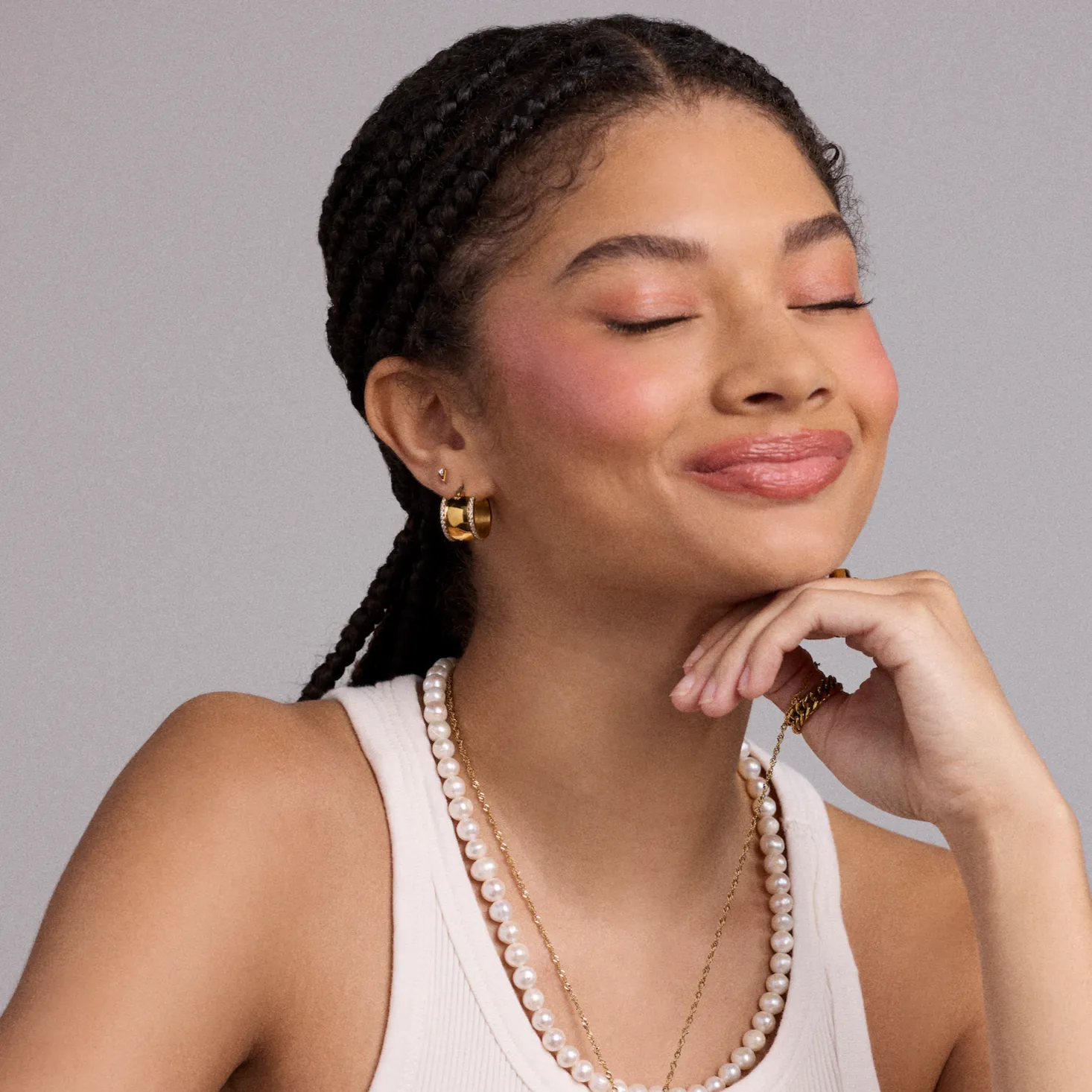 Gwen Hoop Earrings sold by Tini Lux product image thumbnail 2