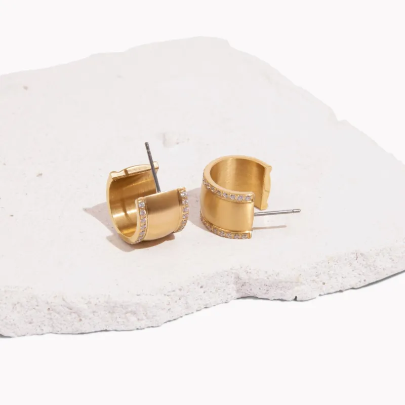 Gwen Hoop Earrings sold by Tini Lux