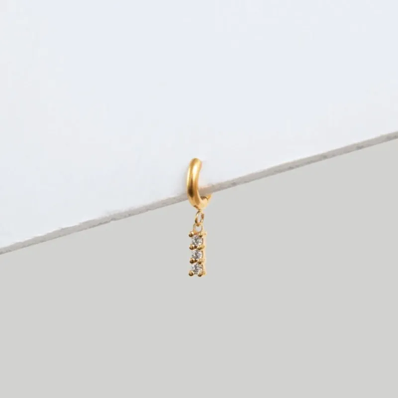 Single Becca Hoop Earring sold by Tini Lux