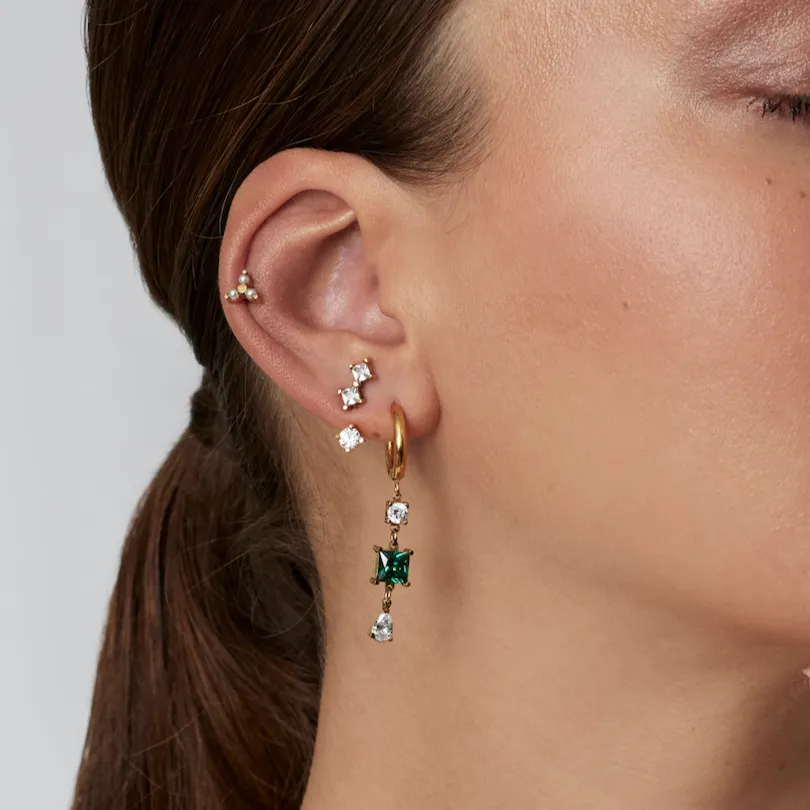 Pearl Astrid Screw Back Stud Earrings sold by Tini Lux product image thumbnail 4