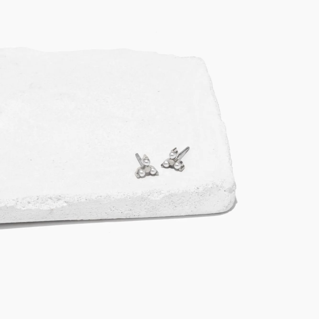 Pearl Astrid Screw Back Stud Earrings sold by Tini Lux product image thumbnail 2