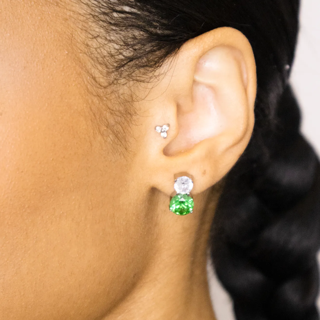 Coco Studs (Emerald) sold by Tini Lux product image thumbnail 4