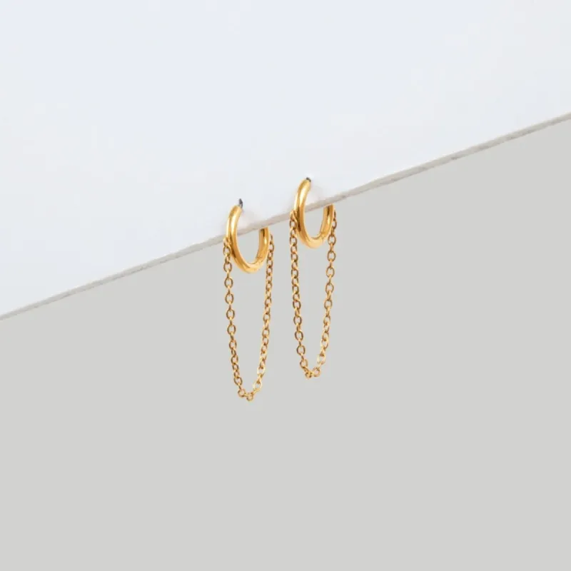 Mini Jane Hoop Earrings sold by Tini Lux