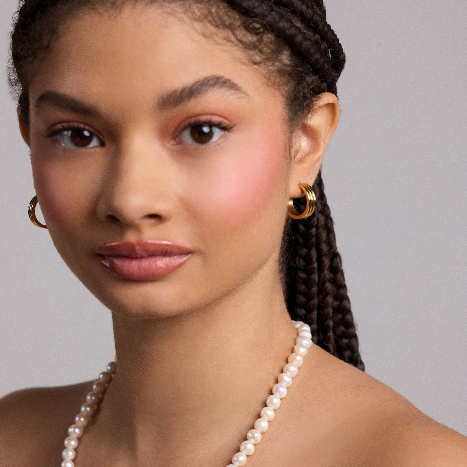 Large Nadine Hoops sold by Tini Lux product image thumbnail 3