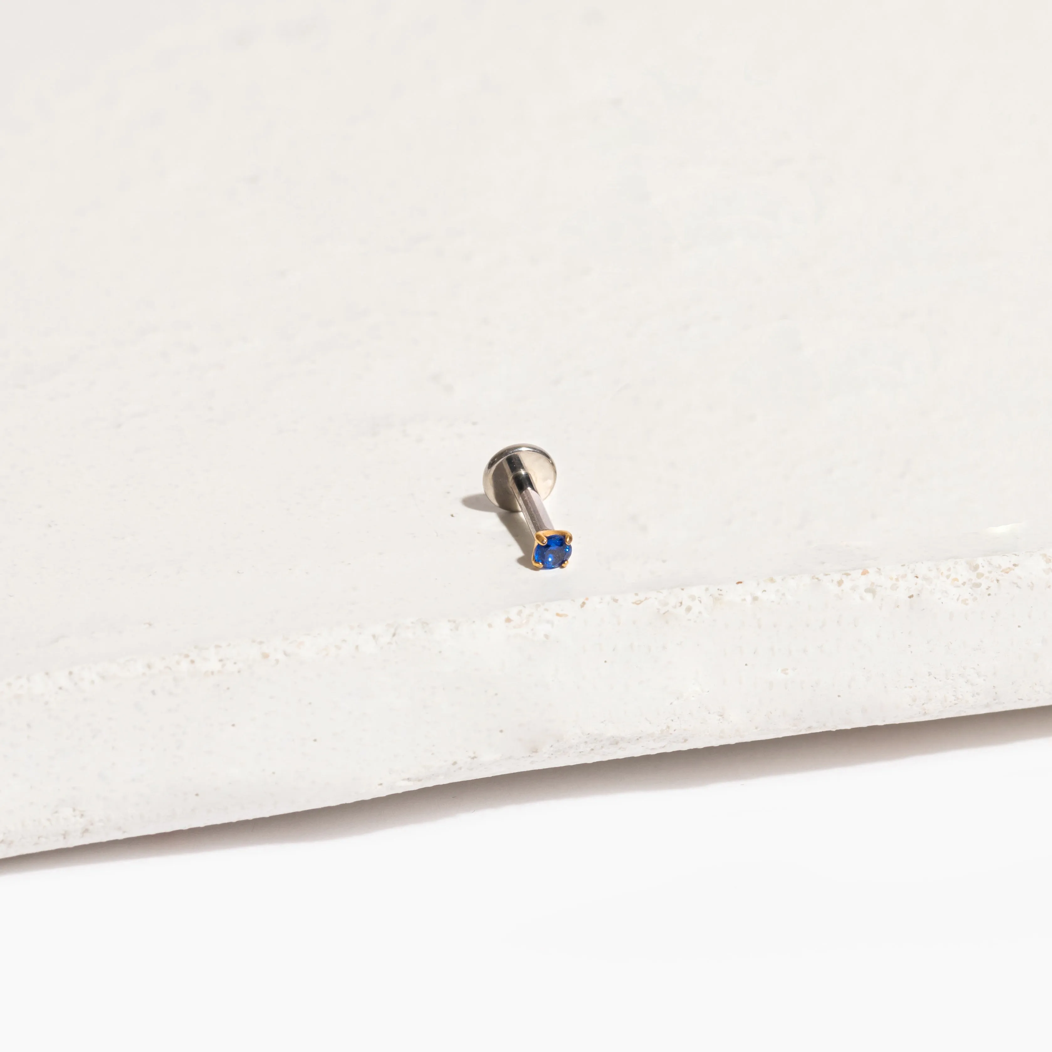 Single Nano Celeste Flat Back Stud Earring sold by Tini Lux product image thumbnail 5