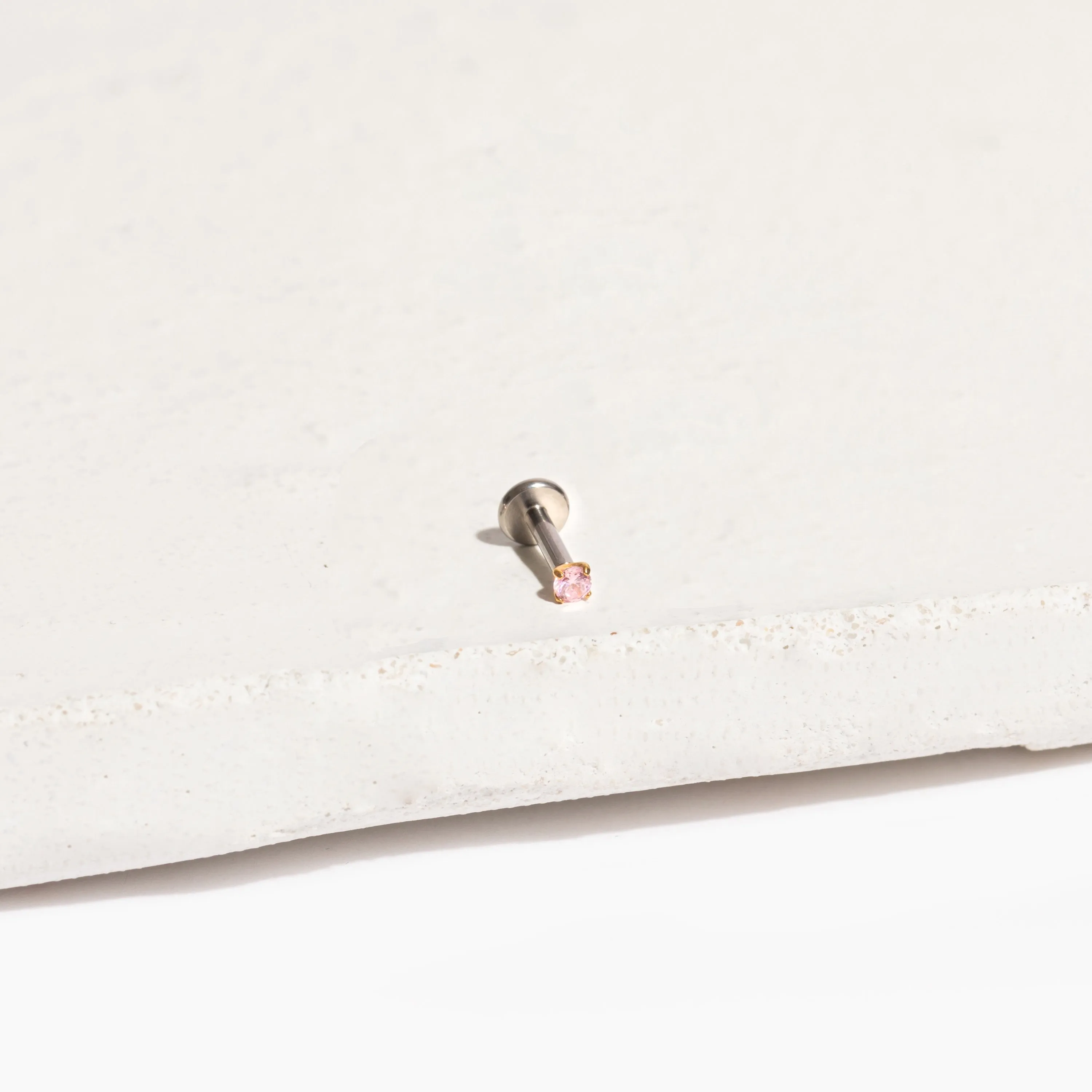 Single Nano Celeste Flat Back Stud Earring sold by Tini Lux product image thumbnail 3