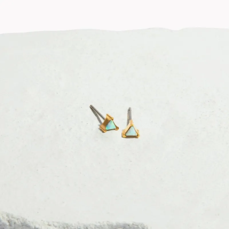 Collete Opal Stud Earrings sold by Tini Lux