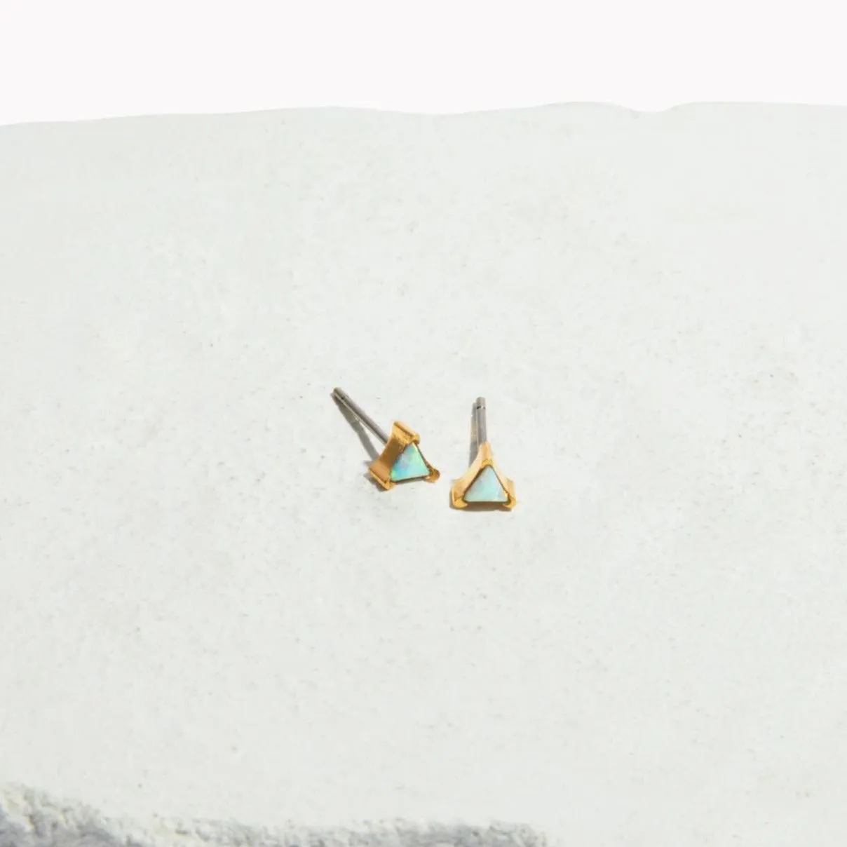 Collete Opal Stud Earrings sold by Tini Lux