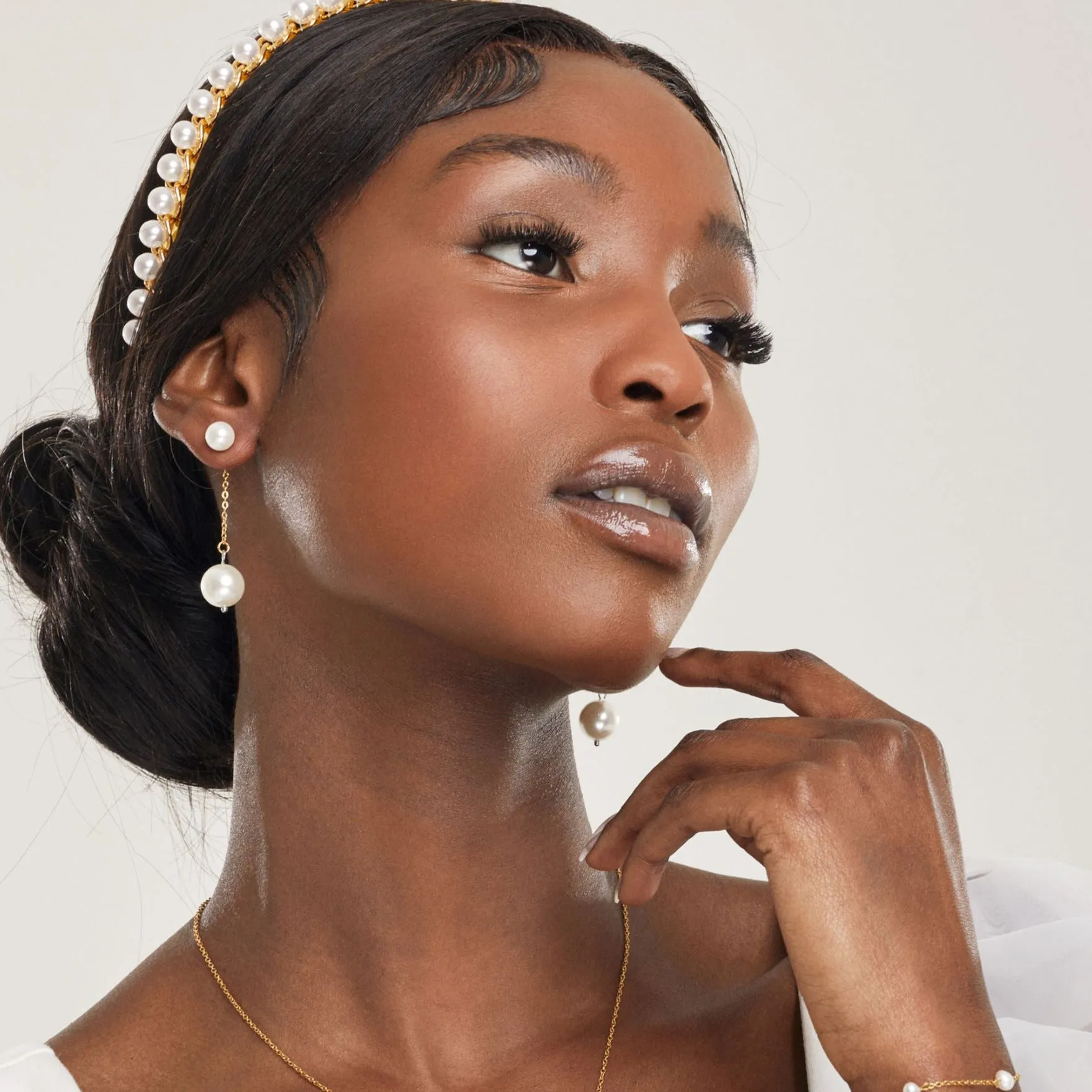 Meghan Drop Earrings sold by Tini Lux product image thumbnail 3