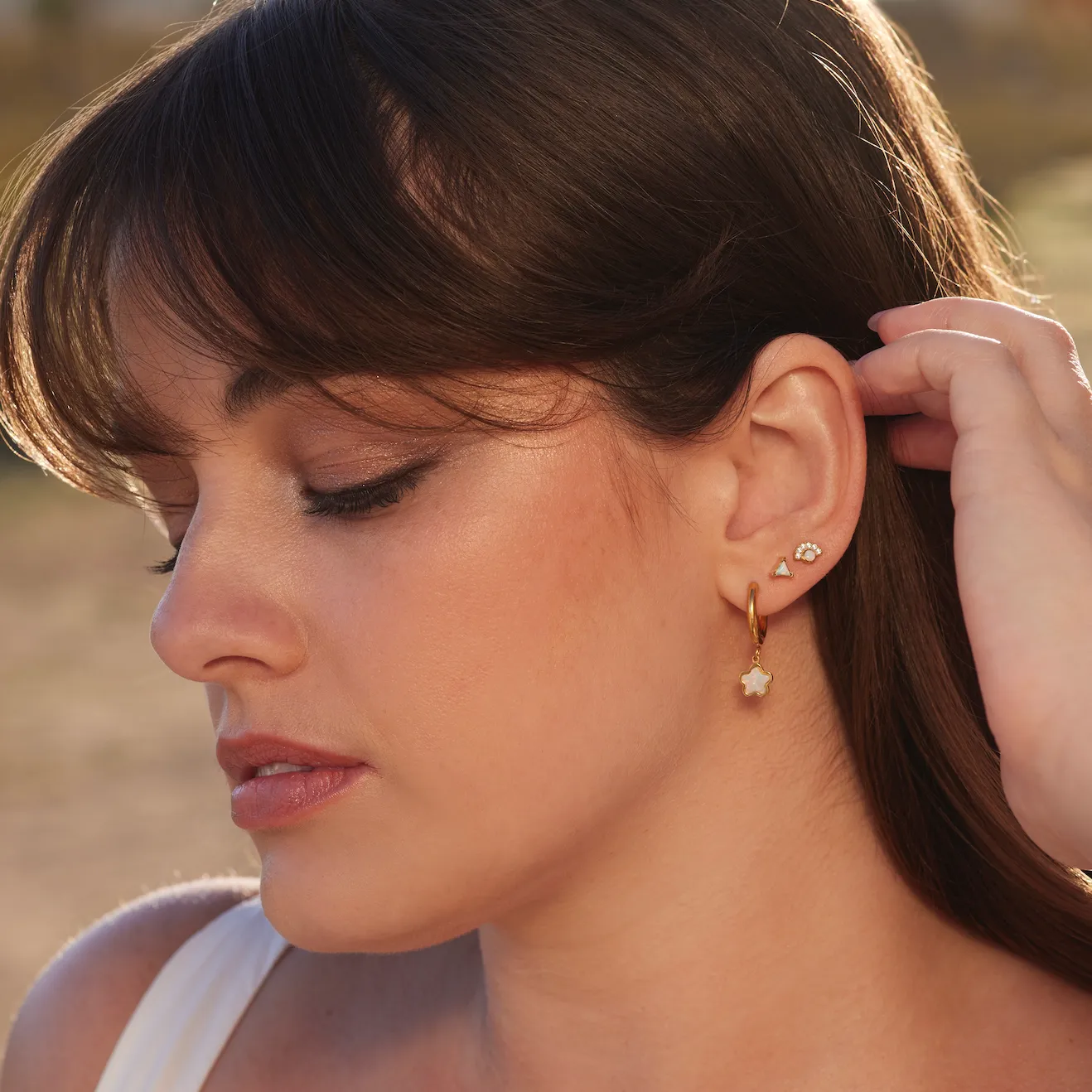 Cordelia Hoop Earrings sold by Tini Lux product image thumbnail 2