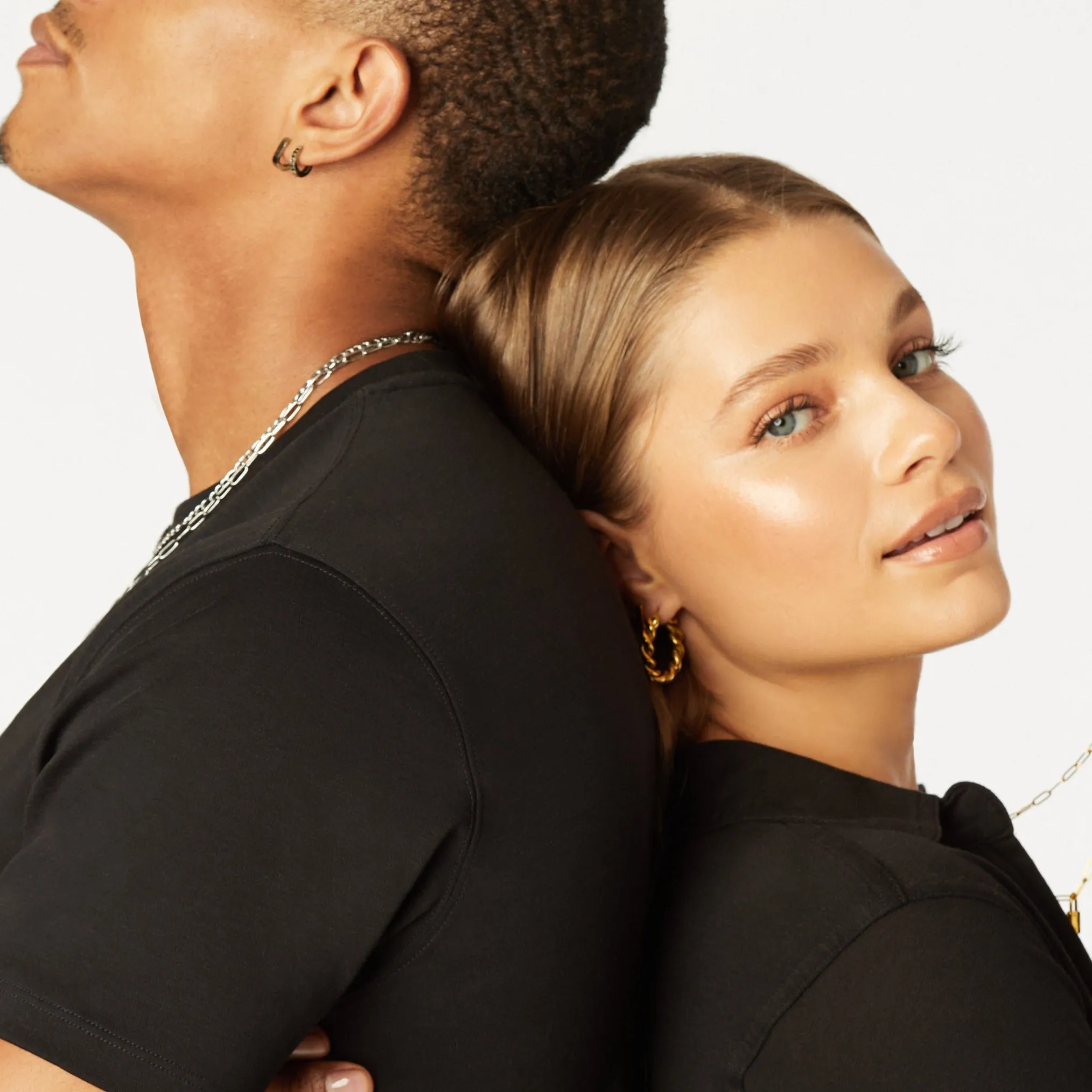 Large Weekender Hoop Earrings sold by Tini Lux product image thumbnail 4