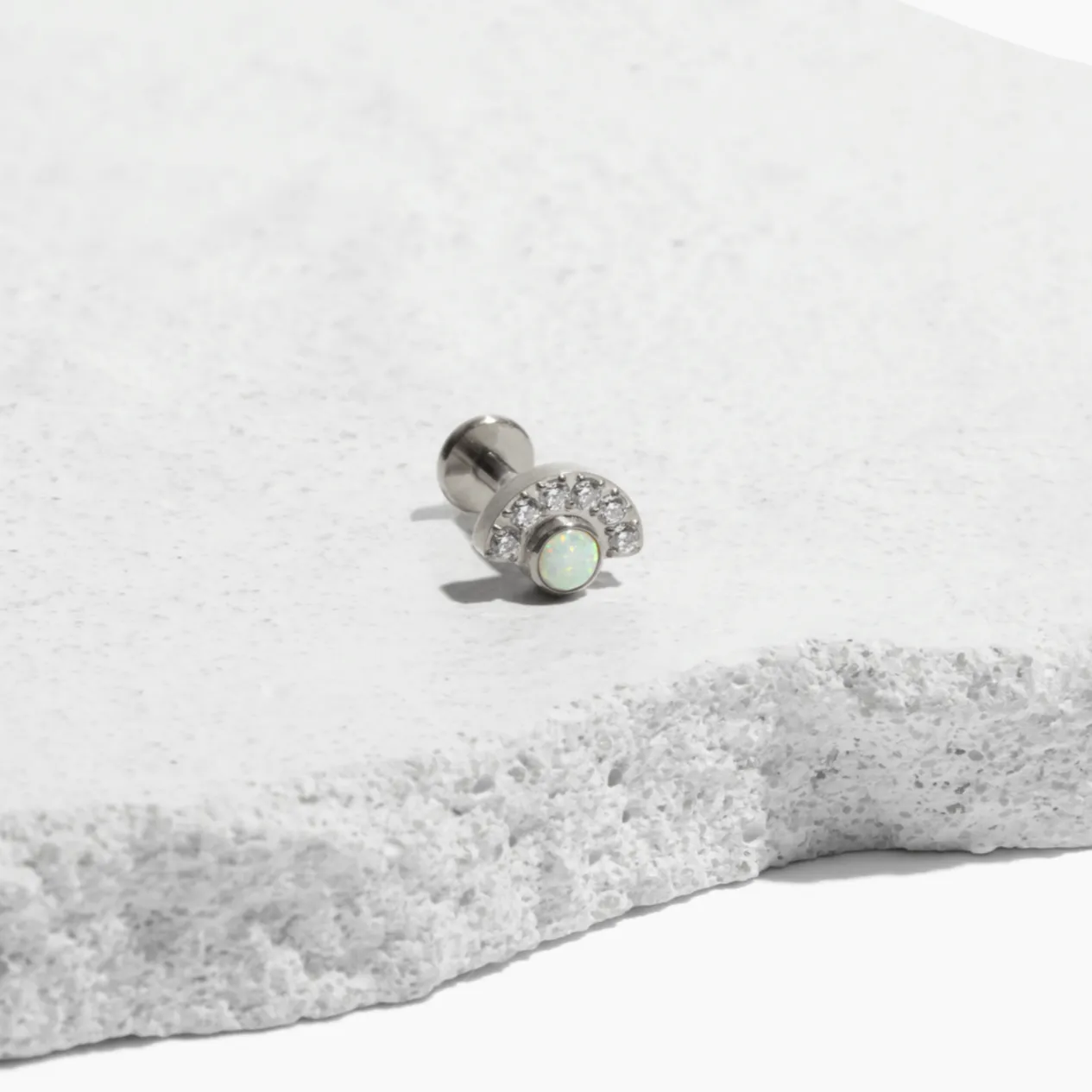 Single Nano Dune Flat Back Stud sold by Tini Lux product image thumbnail 3