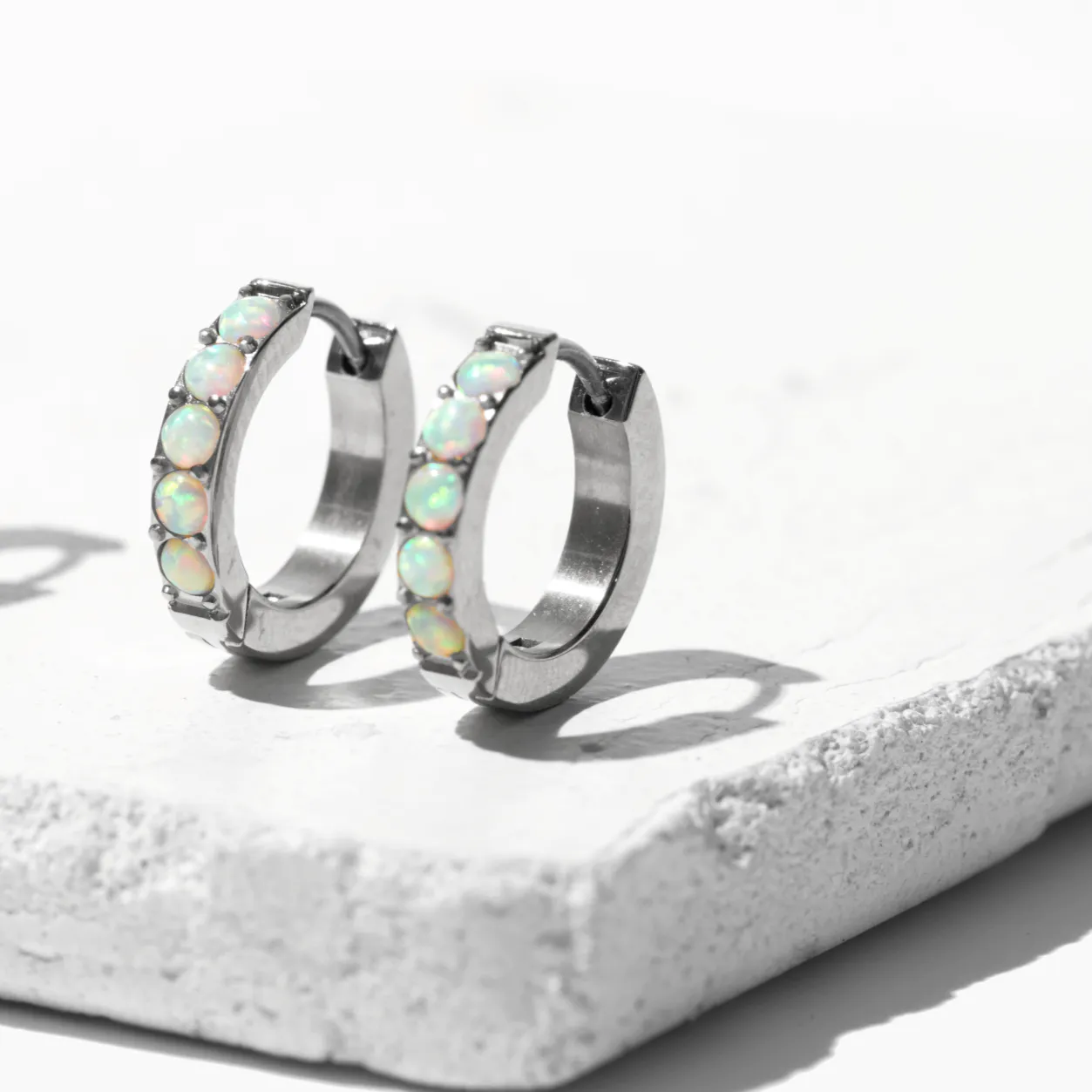 Alana Hoop Earrings sold by Tini Lux product image thumbnail 5