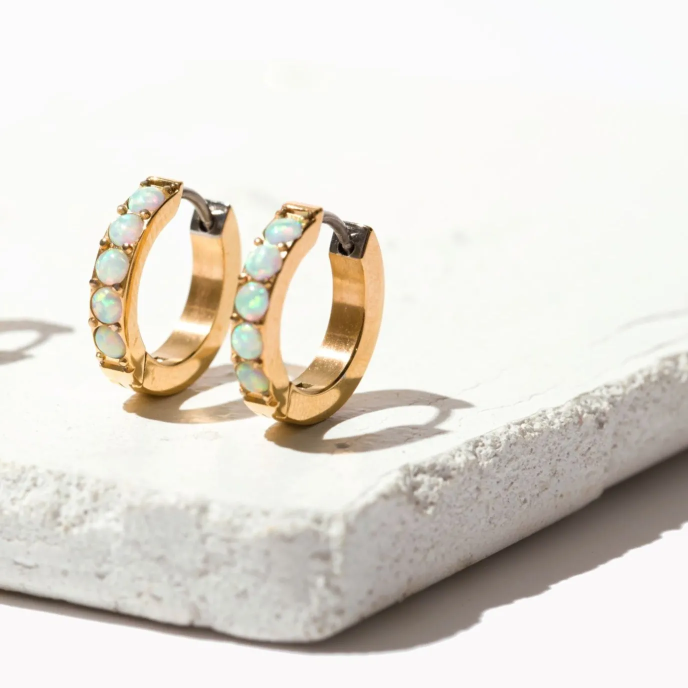 Alana Hoop Earrings sold by Tini Lux product image thumbnail 4