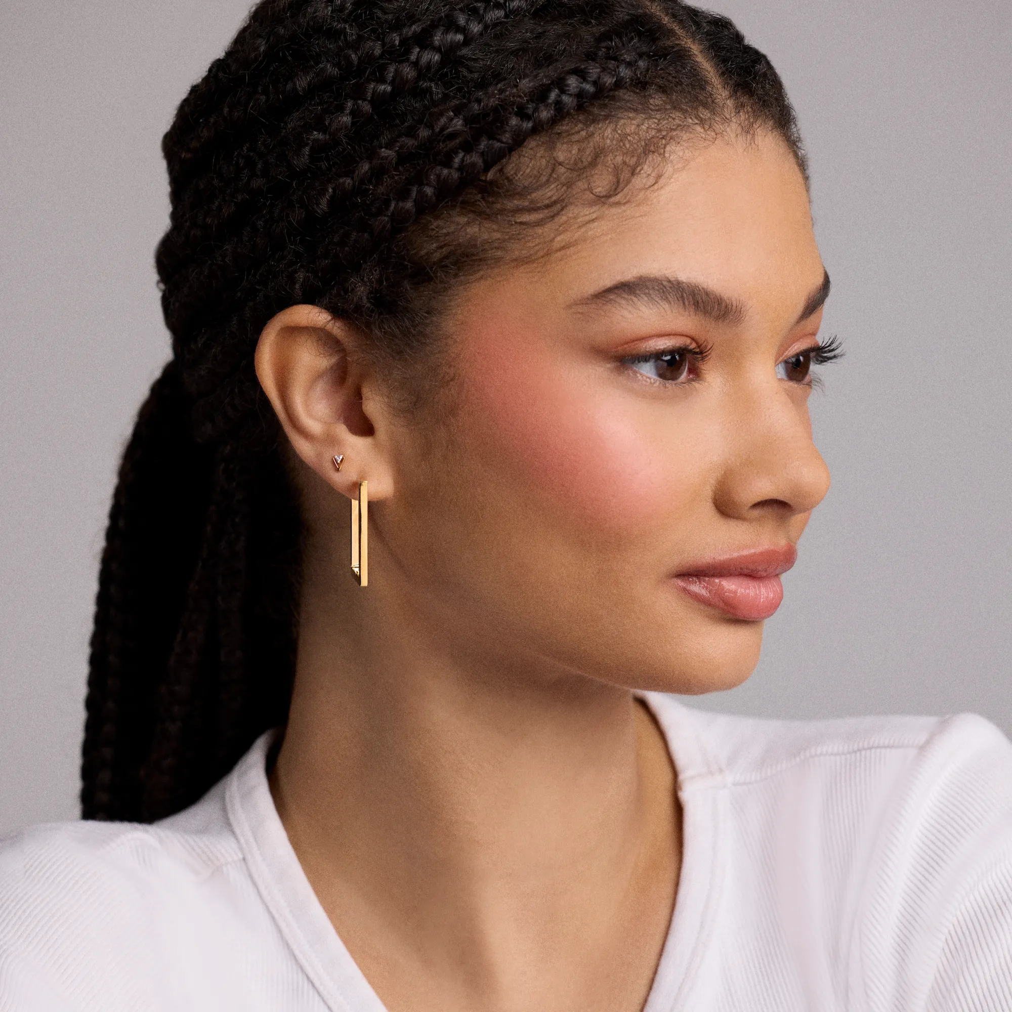 Audrey Hoop Earrings sold by Tini Lux product image thumbnail 2