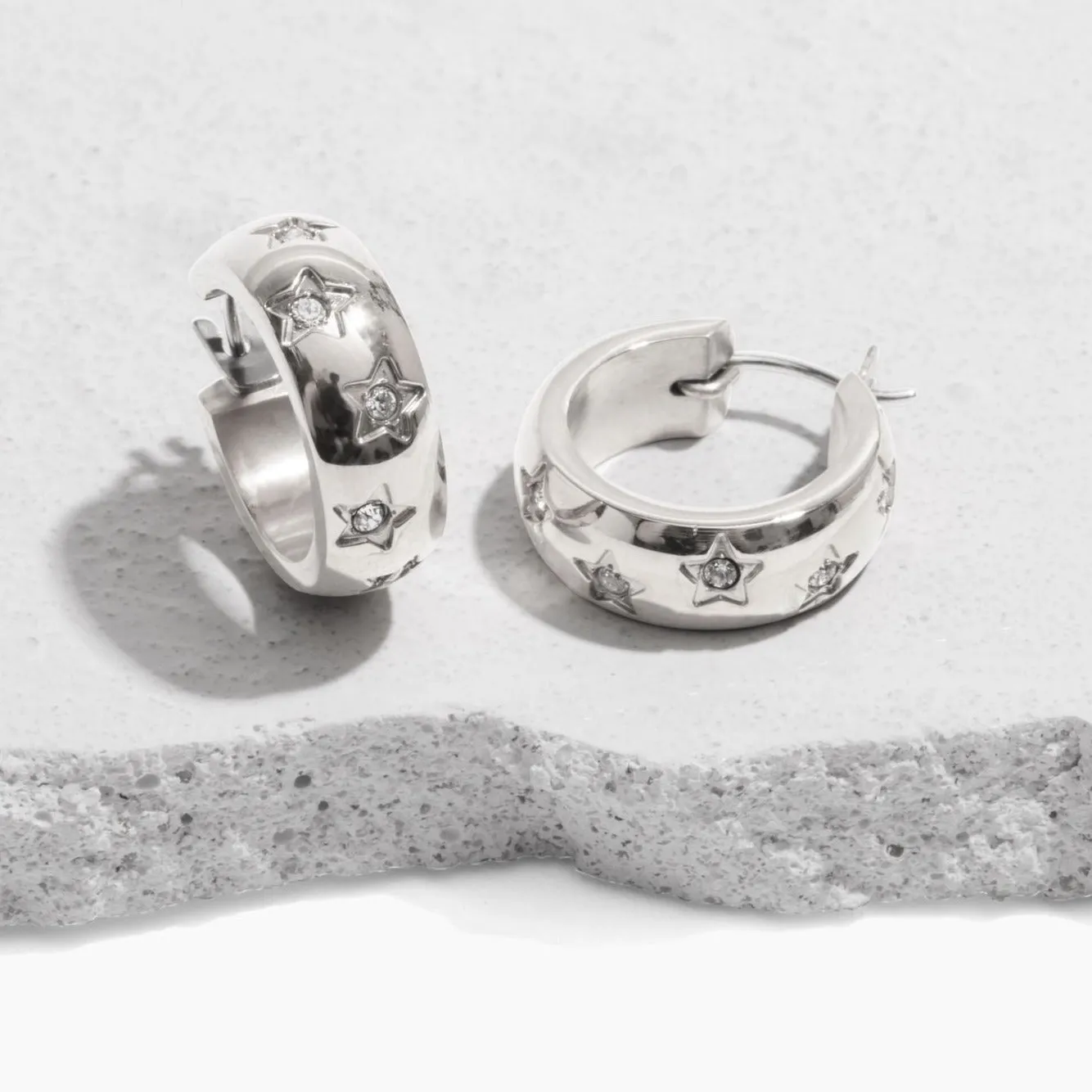 Bianca Hoop Earrings sold by Tini Lux product image thumbnail 2