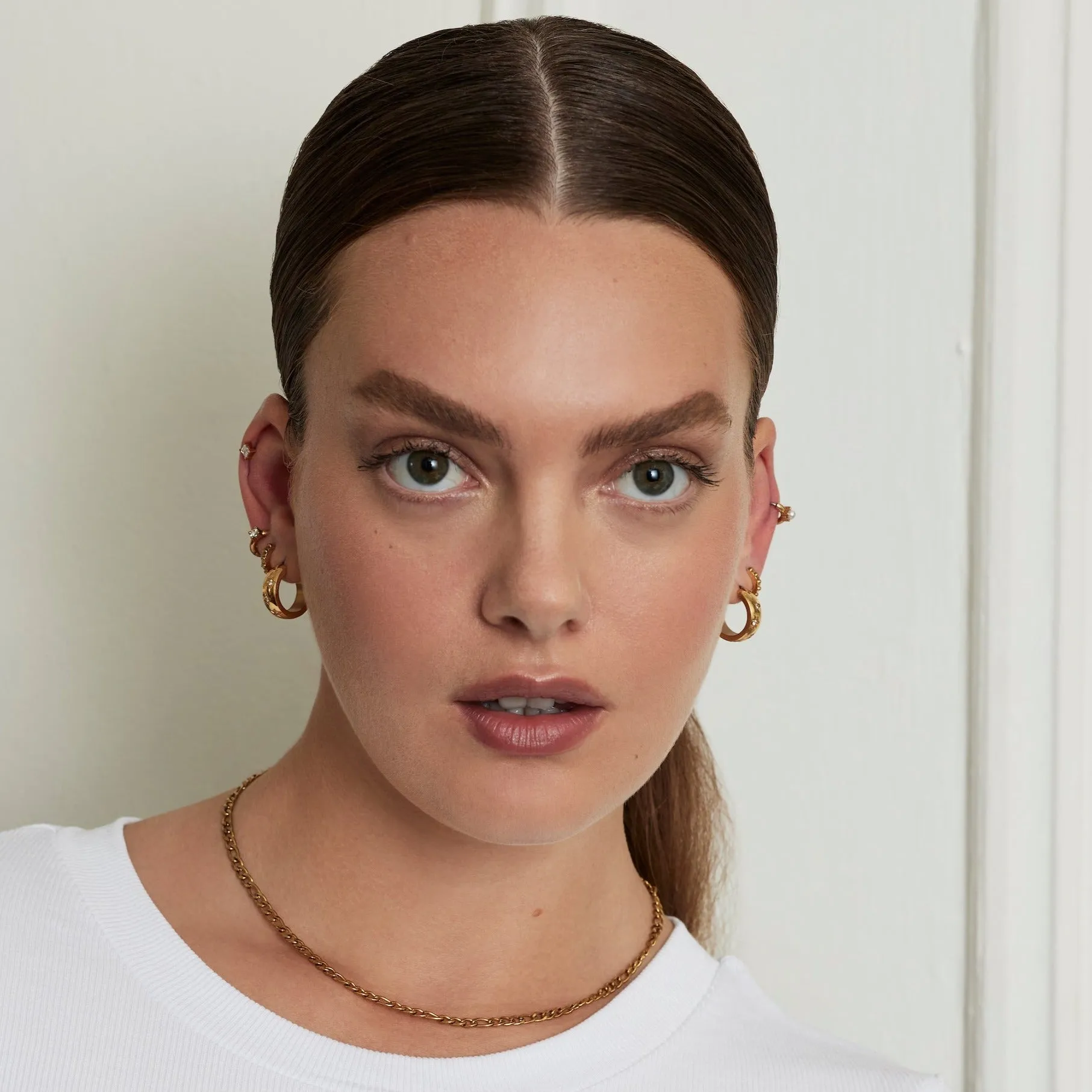 Bianca Hoop Earrings sold by Tini Lux product image thumbnail 5