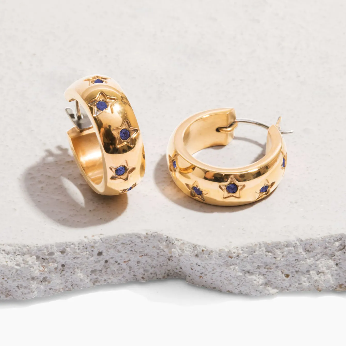 Bianca Hoop Earrings sold by Tini Lux product image thumbnail 3