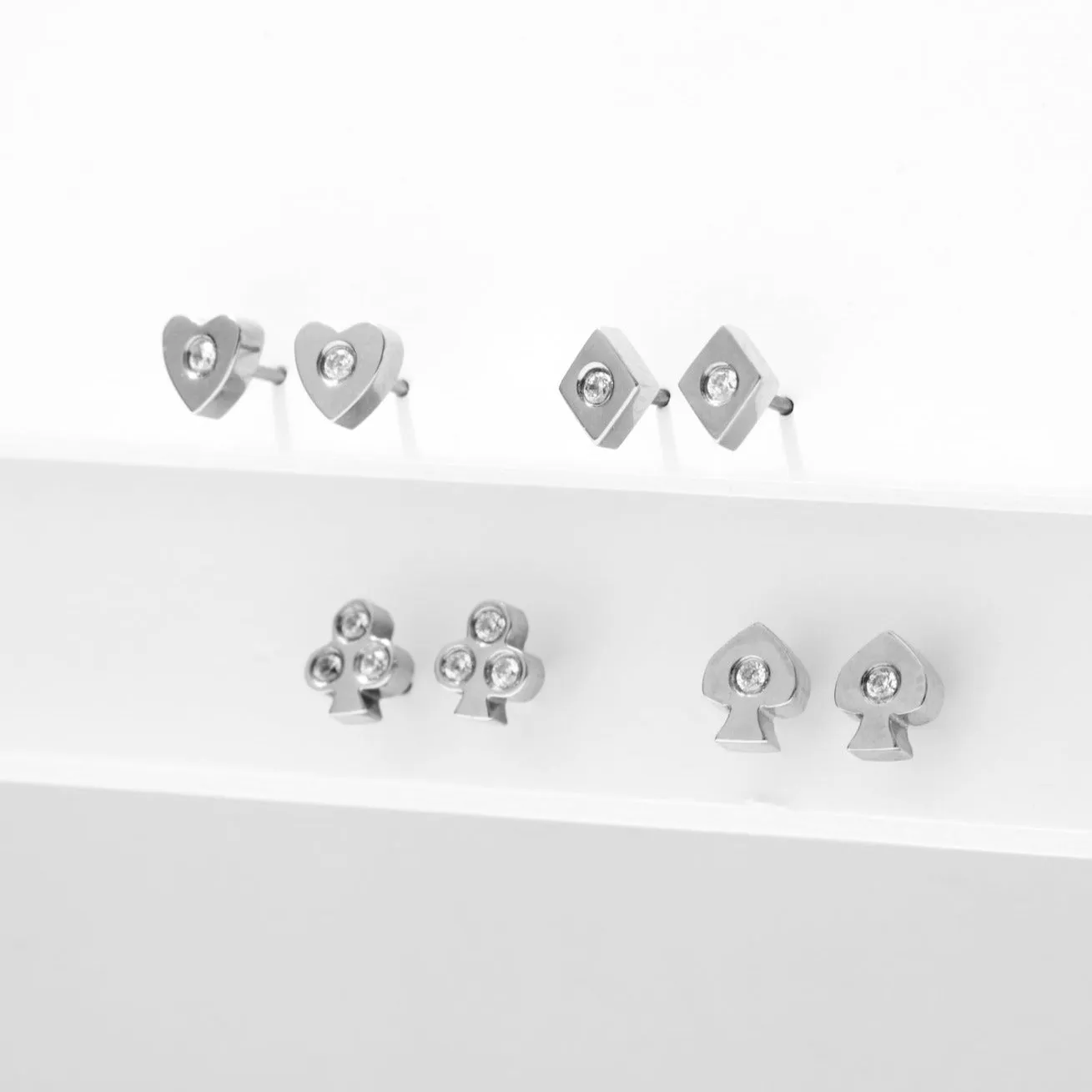 Spade Ace Studs sold by Tini Lux product image thumbnail 3