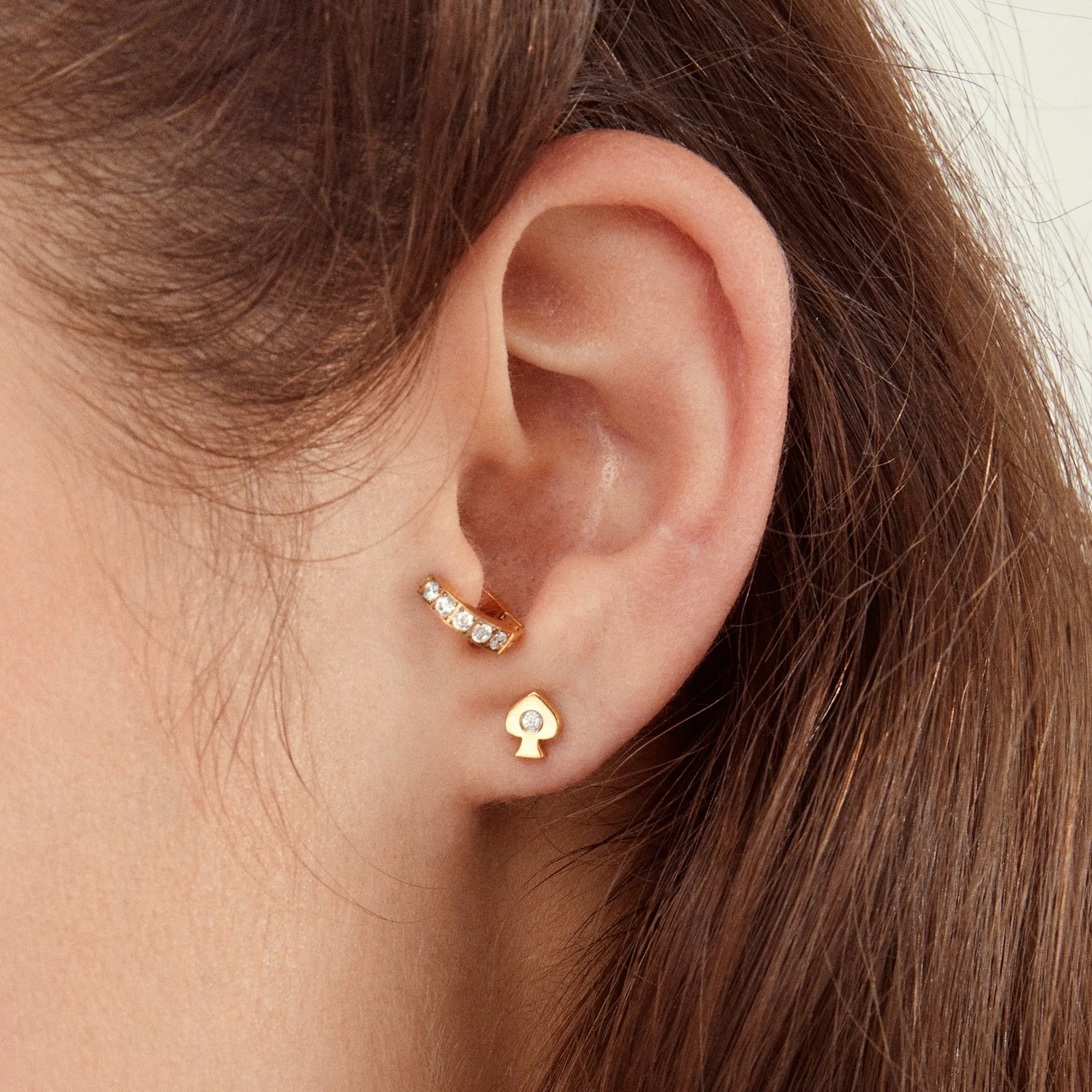 Spade Ace Studs sold by Tini Lux product image thumbnail 2