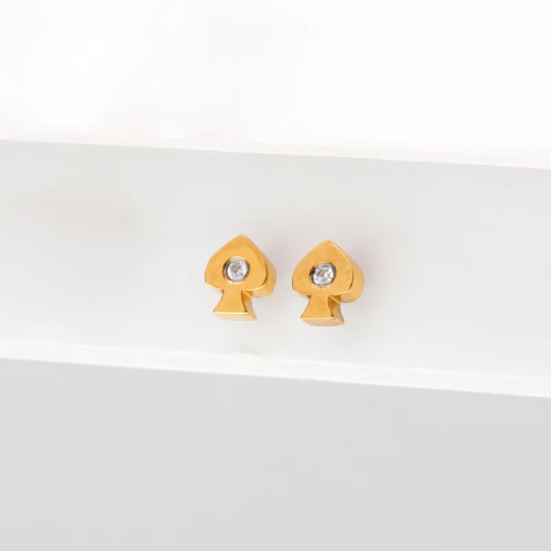 Spade Ace Studs sold by Tini Lux