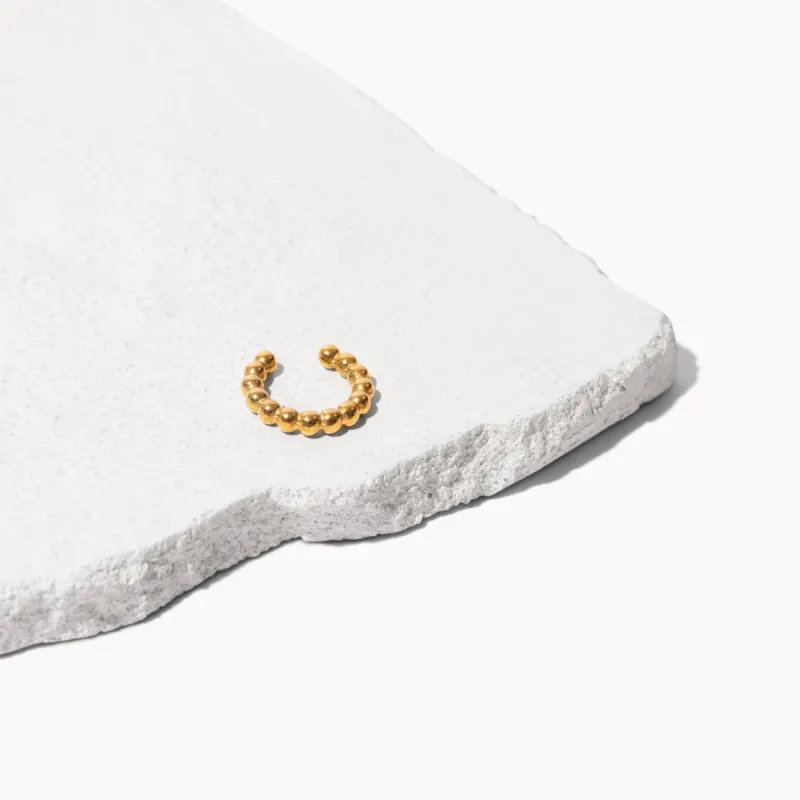 Single Beaded Earring Cuff sold by Tini Lux