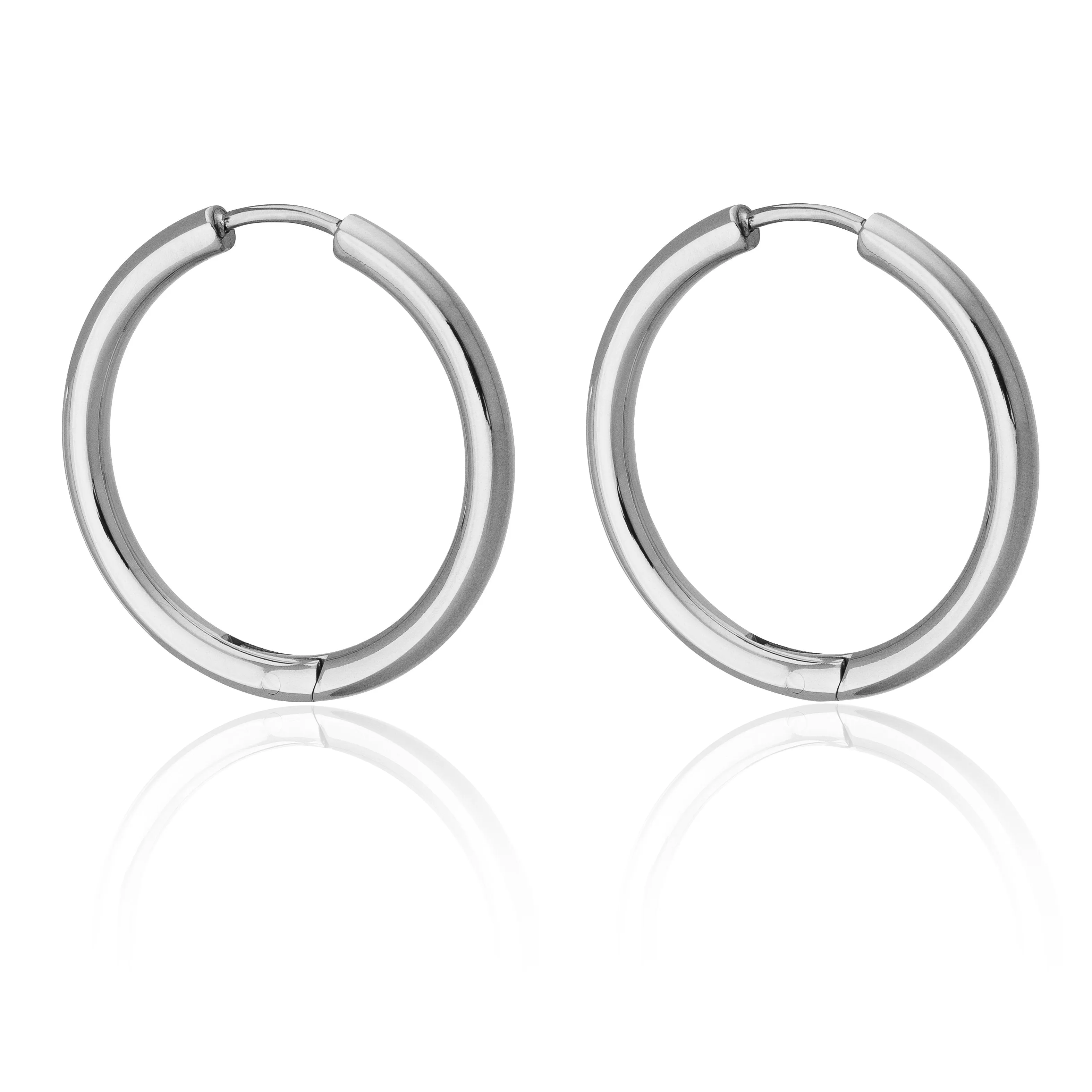 Large Rooftop Hoop Earrings sold by Tini Lux product image thumbnail 2