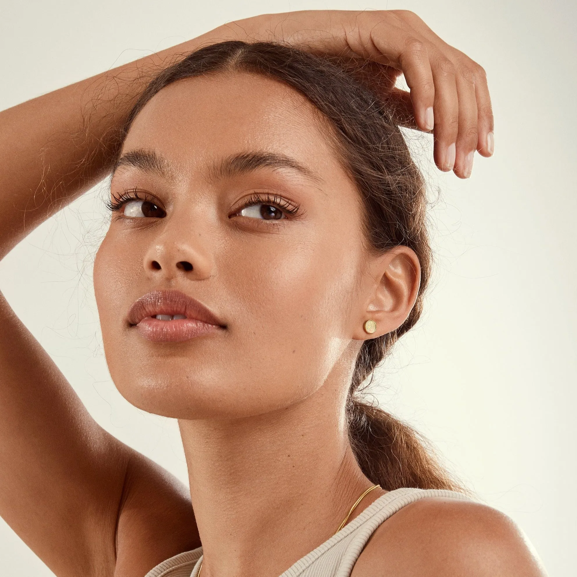 Livie Opal Studs sold by Tini Lux product image thumbnail 2