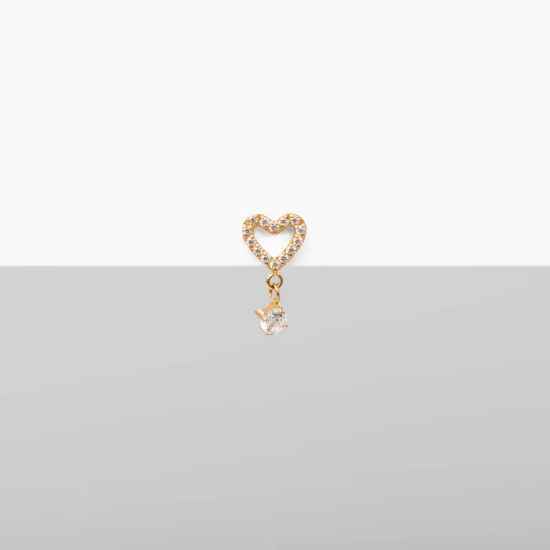 Single Nano Kora Flat Back Stud sold by Tini Lux