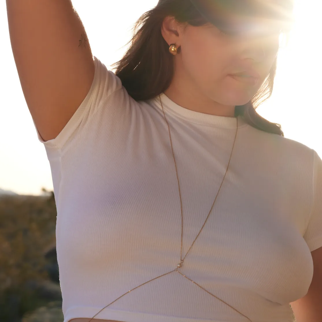 Brunch Hoop Earrings sold by Tini Lux product image thumbnail 4