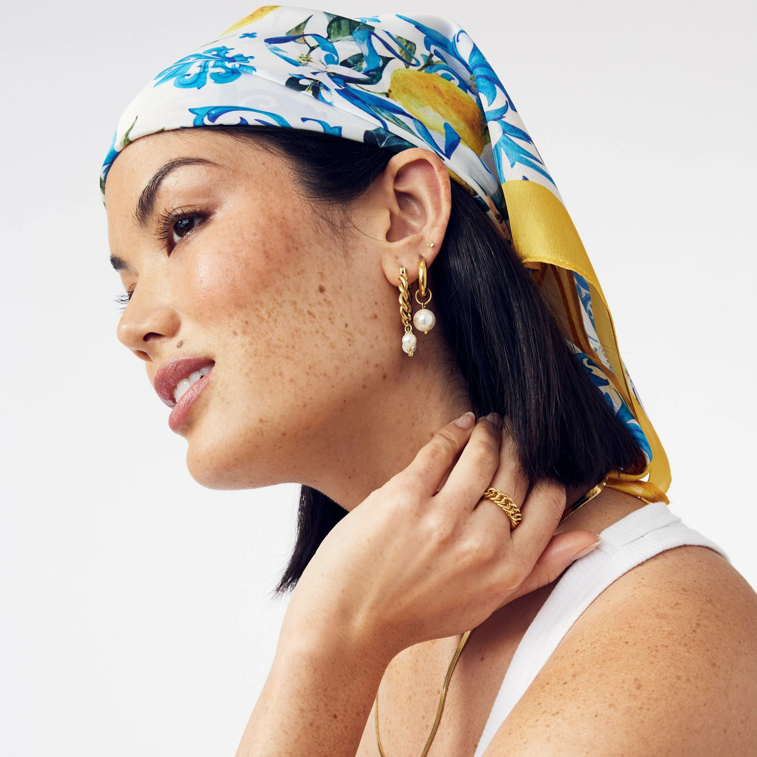 Gia Hoop Earrings sold by Tini Lux product image thumbnail 4