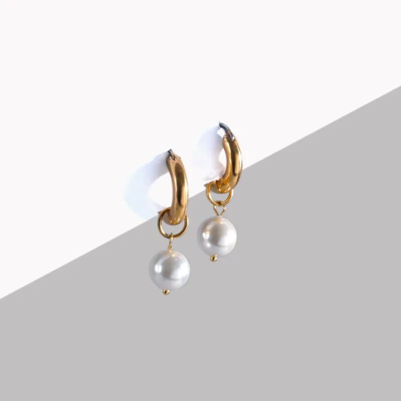 Chunky Lilibet Hoop Earrings sold by Tini Lux