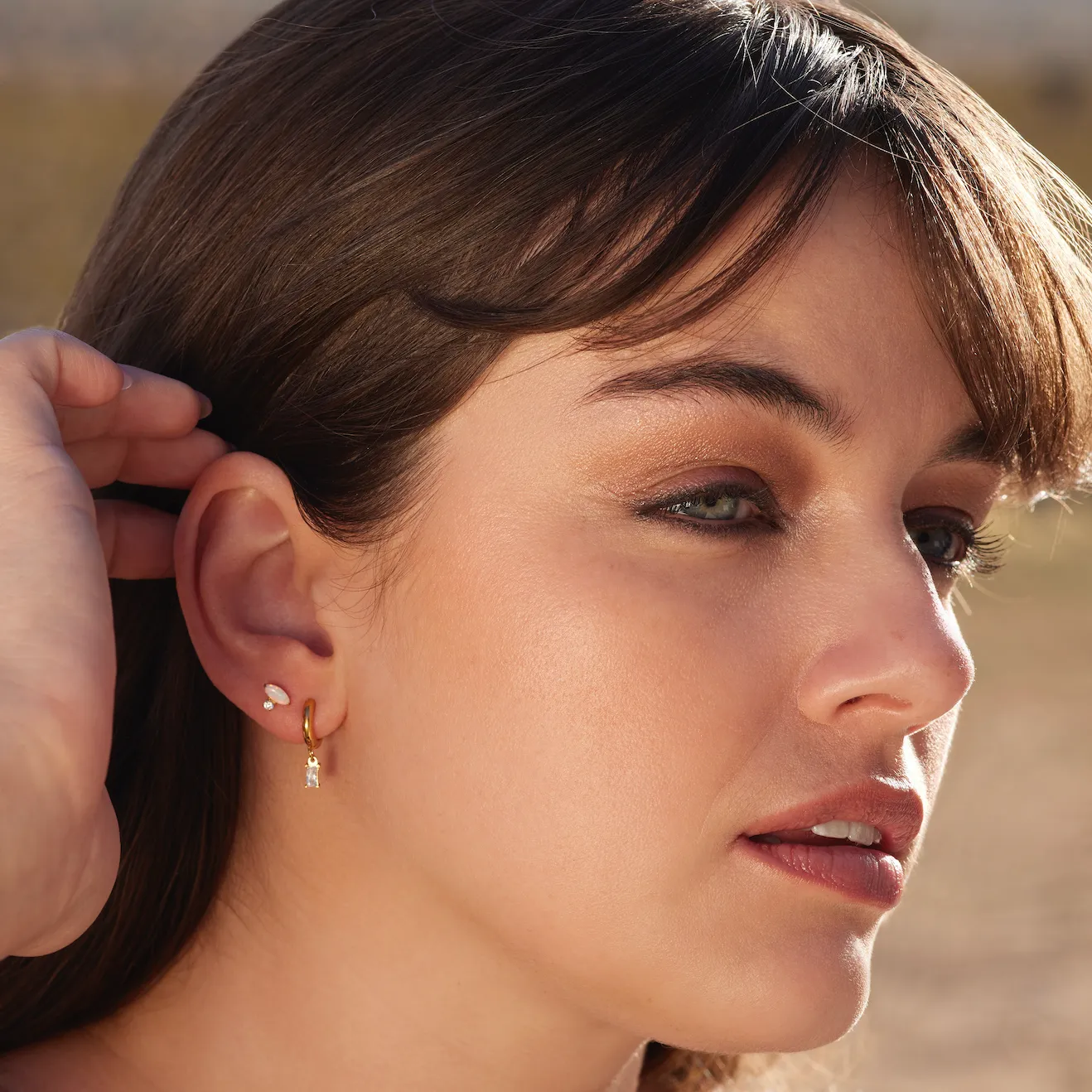 Single Nano Mesa Flat Back Stud sold by Tini Lux product image thumbnail 2