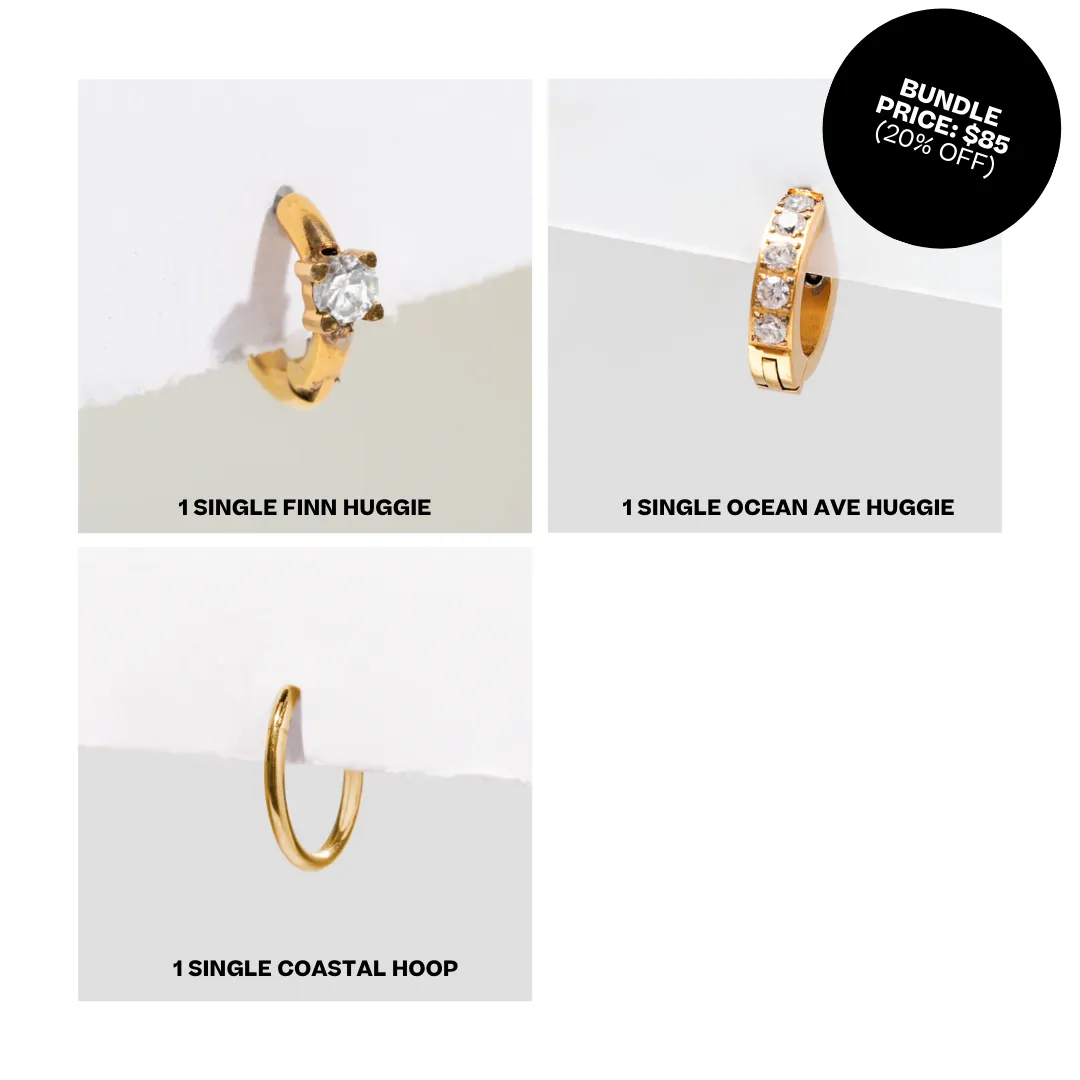 Small Hoops Bundle sold by Tini Lux product image thumbnail 3