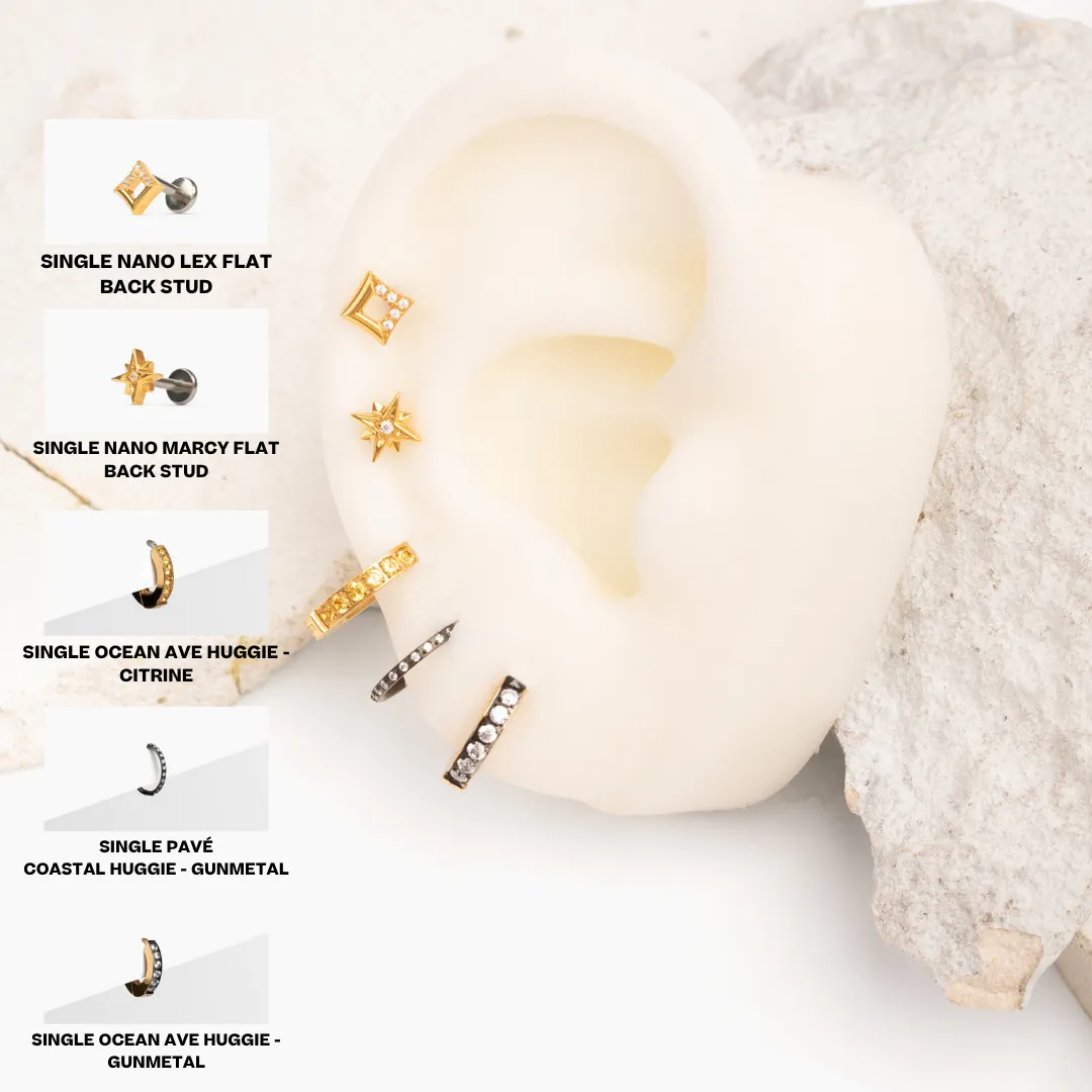 City of Lux Ear Stack sold by Tini Lux