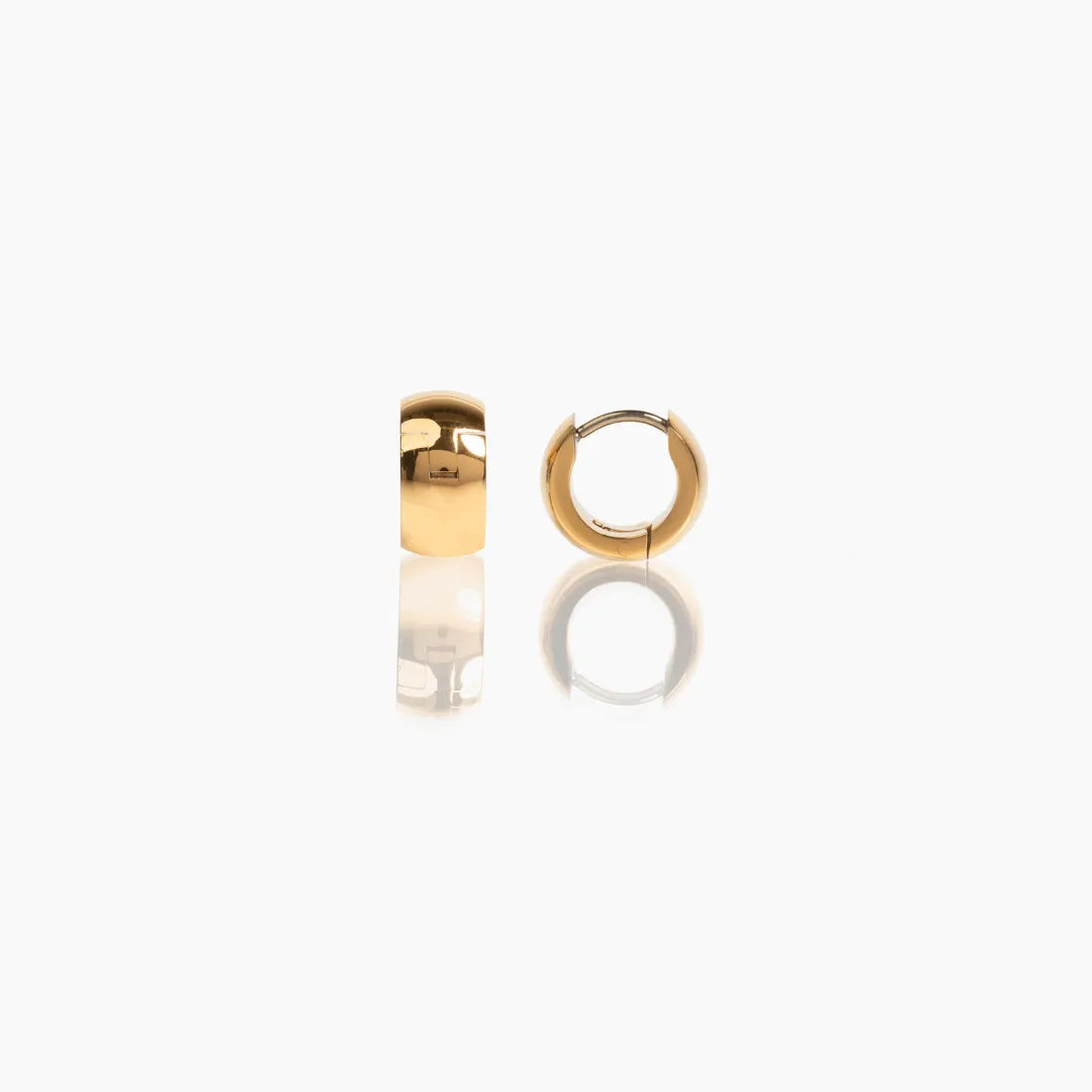 Chunky Perri Hoop Earrings sold by Tini Lux product image thumbnail 5