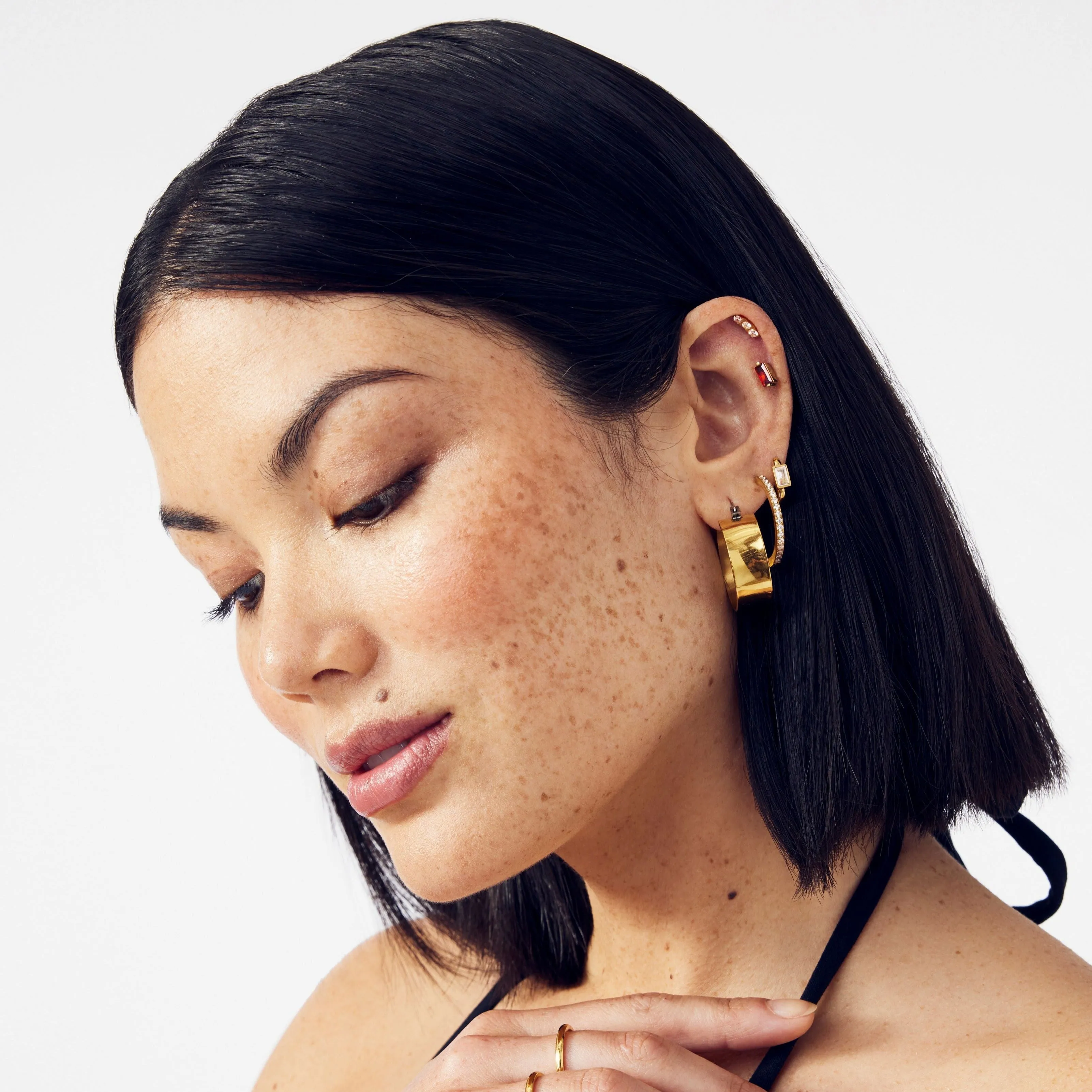 Bijou Stud Earrings sold by Tini Lux product image thumbnail 3