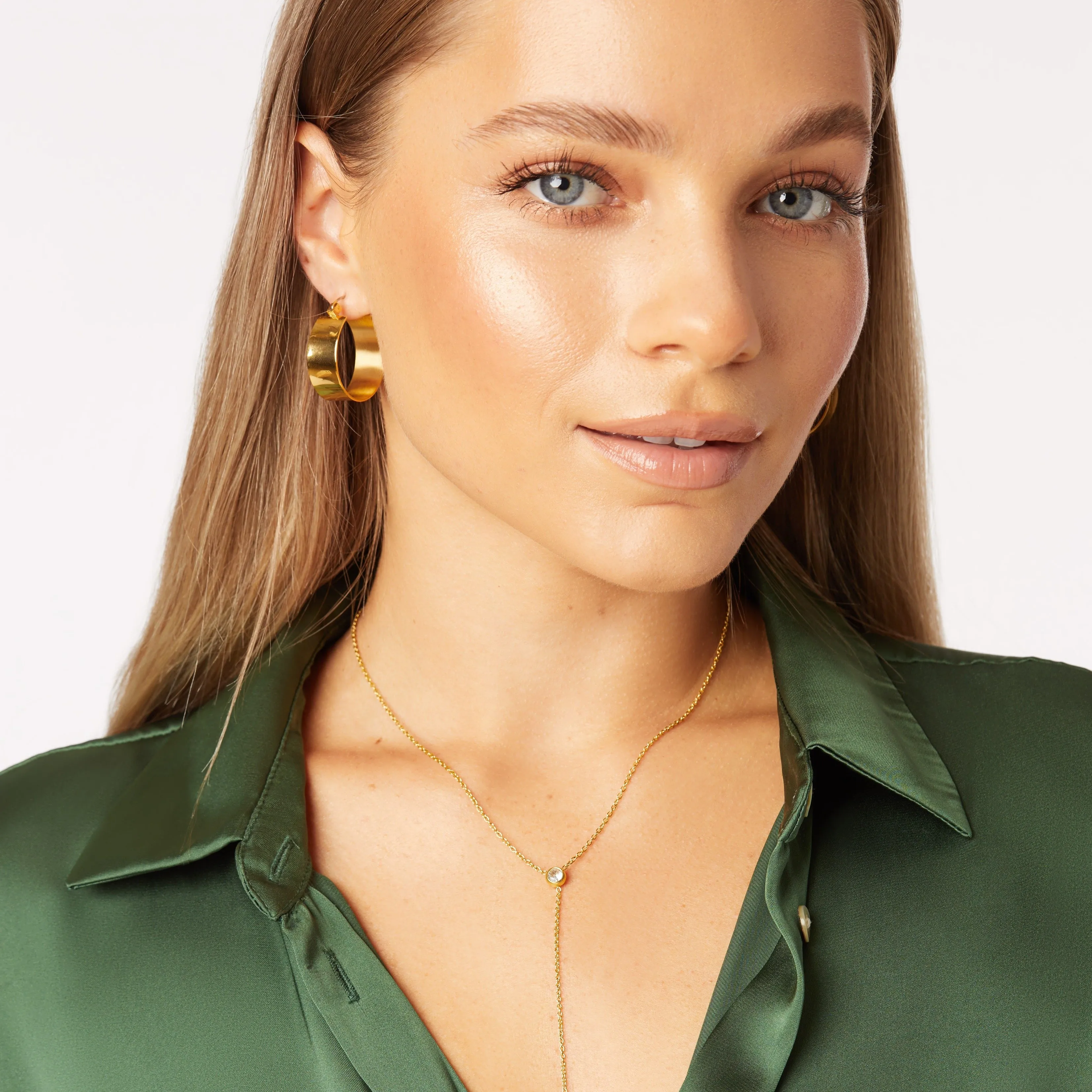 Round Trip Hoop Earrings sold by Tini Lux product image thumbnail 3