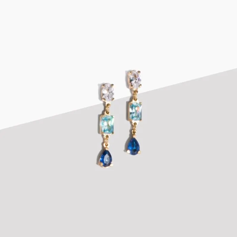 Zoe Drop Earrings sold by Tini Lux product image thumbnail 3