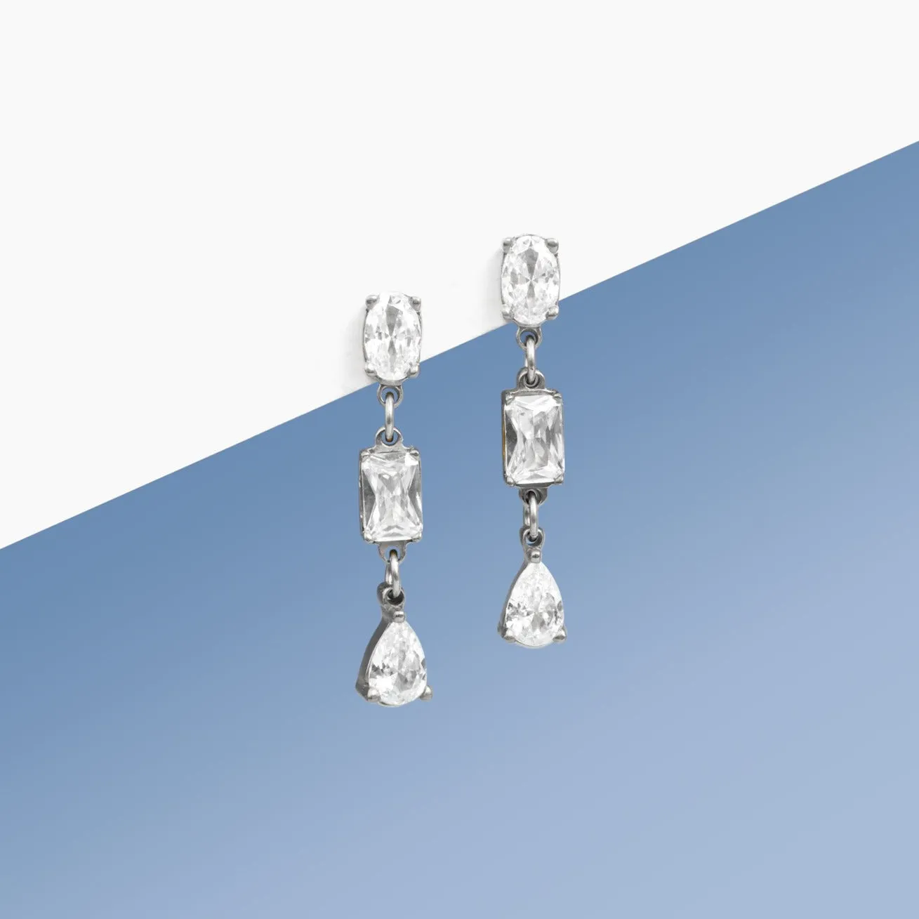 Zoe Drop Earrings sold by Tini Lux product image thumbnail 2