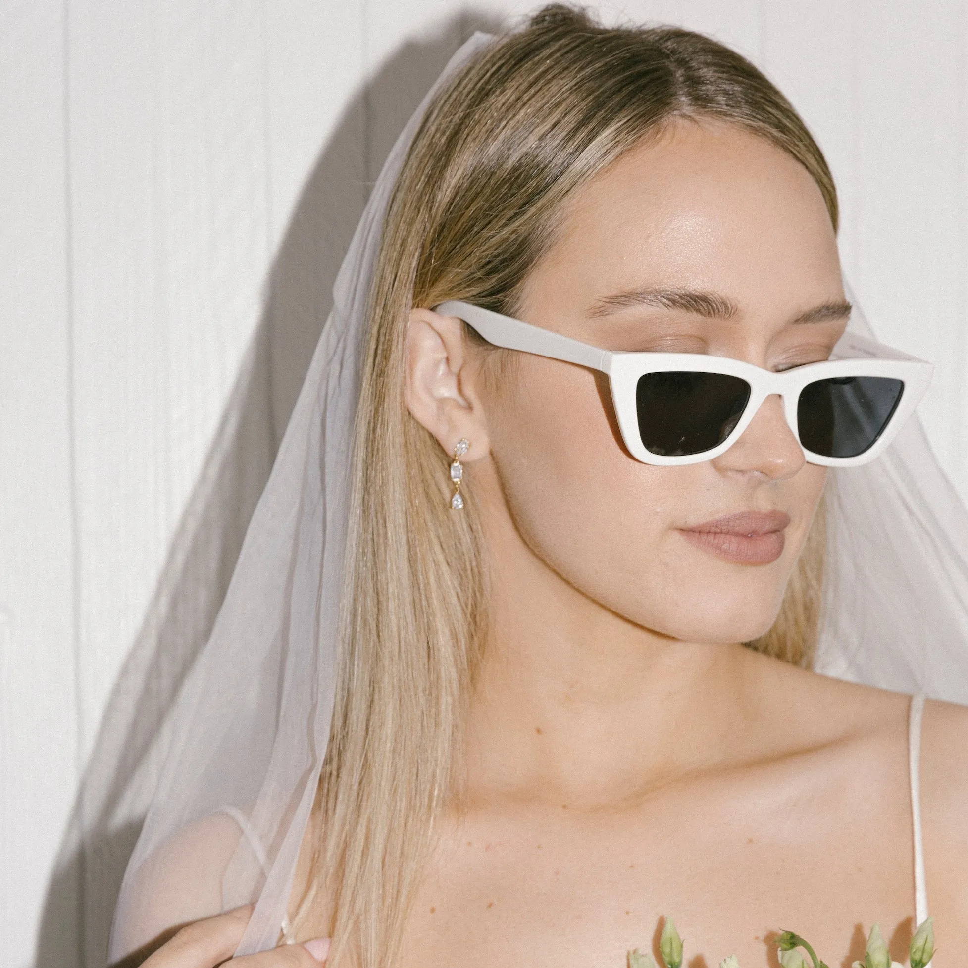 Zoe Drop Earrings sold by Tini Lux product image thumbnail 4