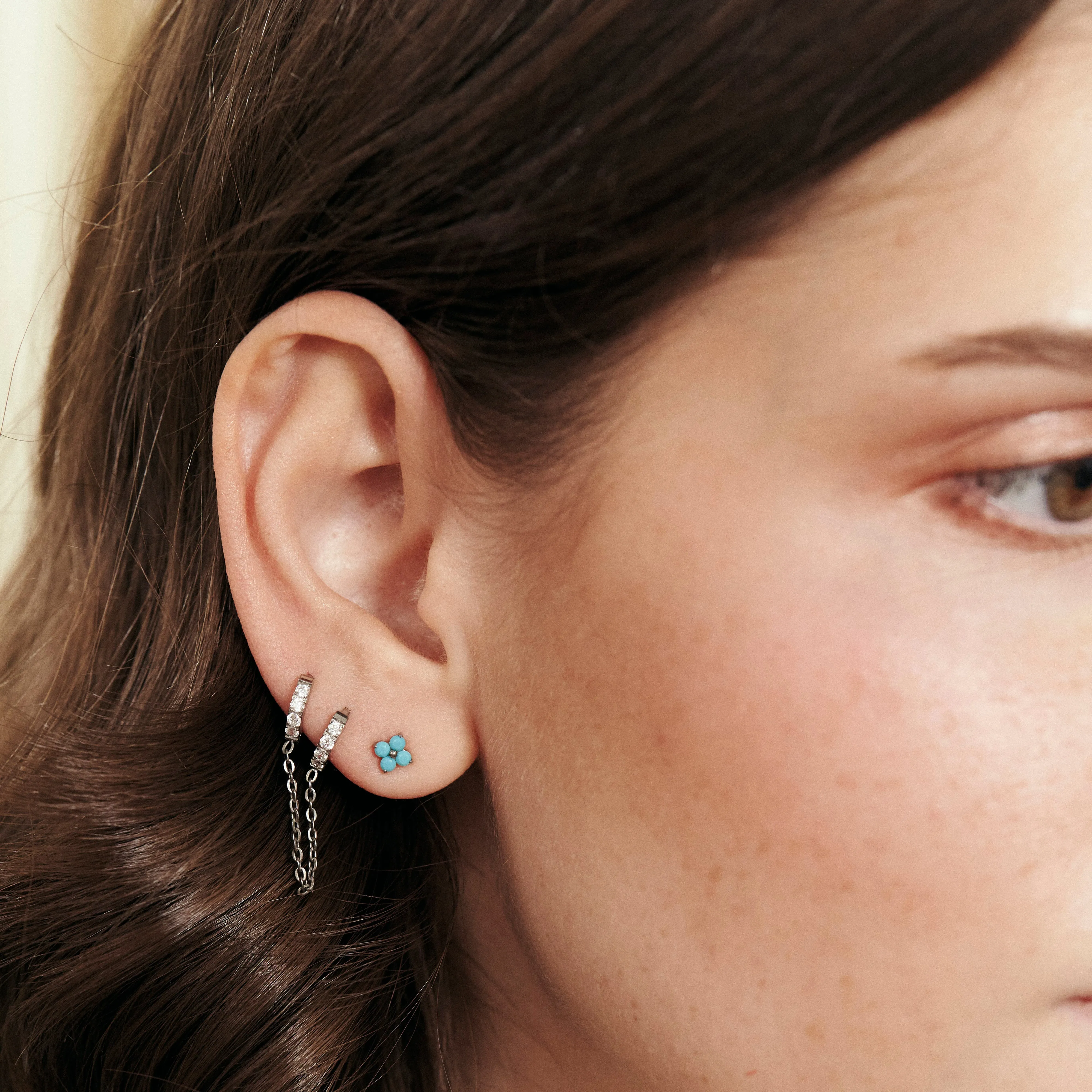 Single Lucia Hoop sold by Tini Lux product image thumbnail 4