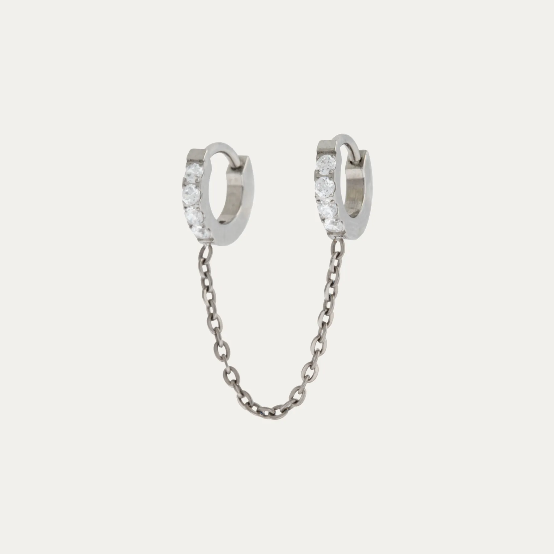 Single Lucia Hoop sold by Tini Lux product image thumbnail 3