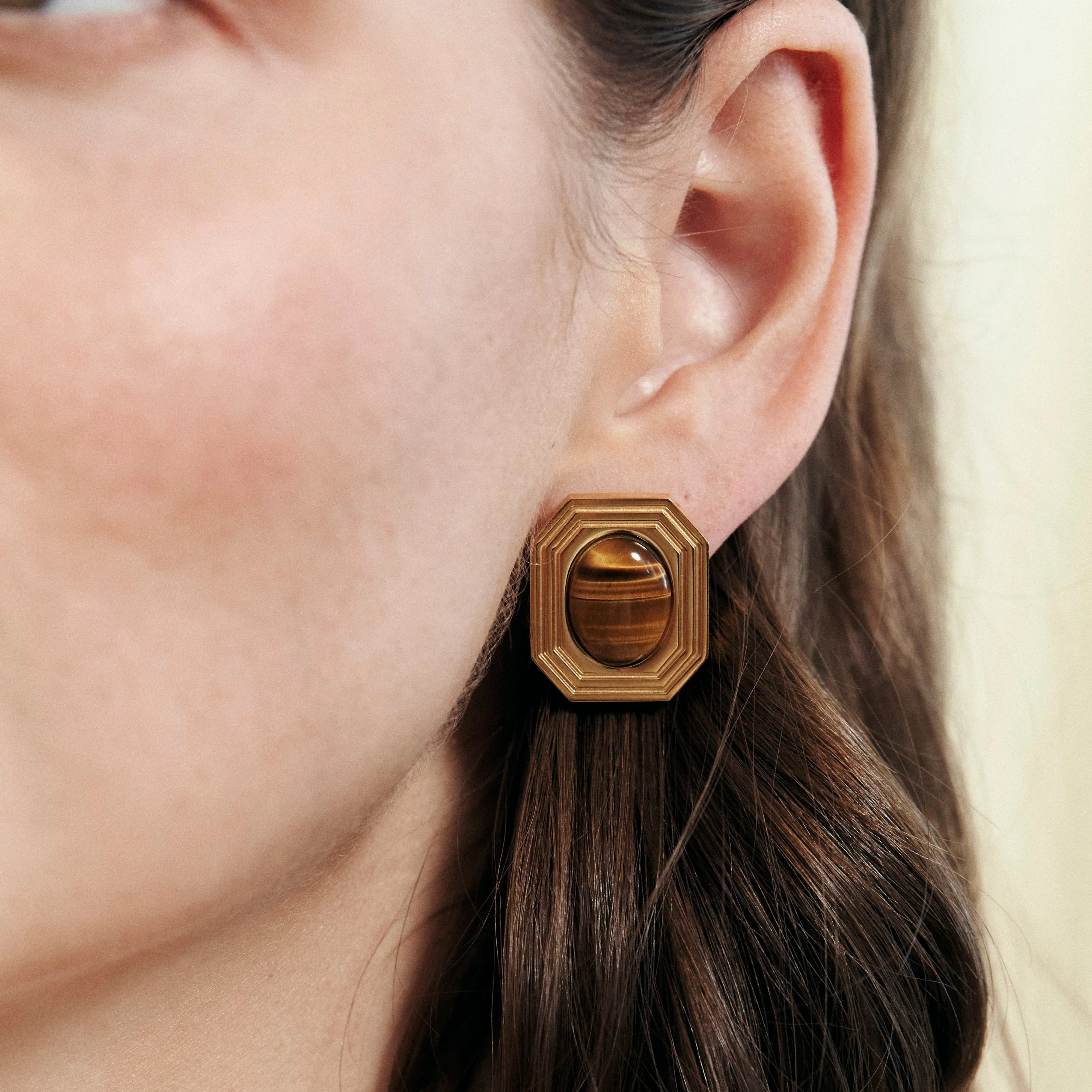Francesca Statement Stud Earrings sold by Tini Lux product image thumbnail 2